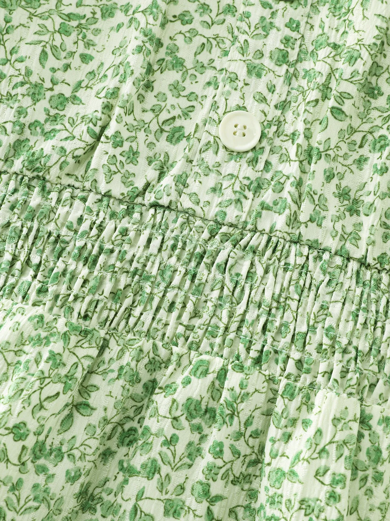 Breezy Floral Print Ruffled Hem Mini Dress sold by Bloomchic product image thumbnail 5