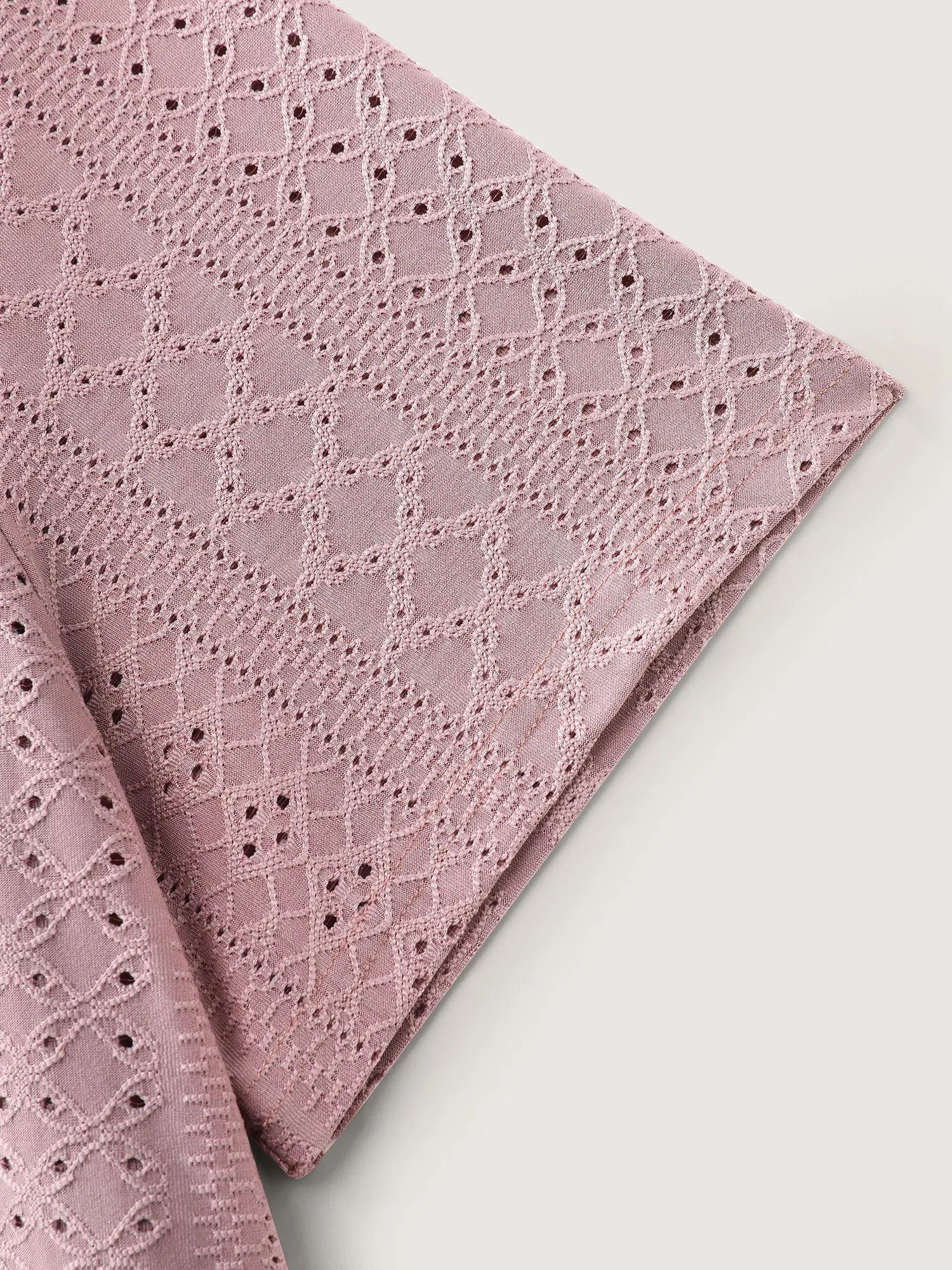 Textured Ruffled Layered Hem Knit Top sold by Bloomchic product image thumbnail 5