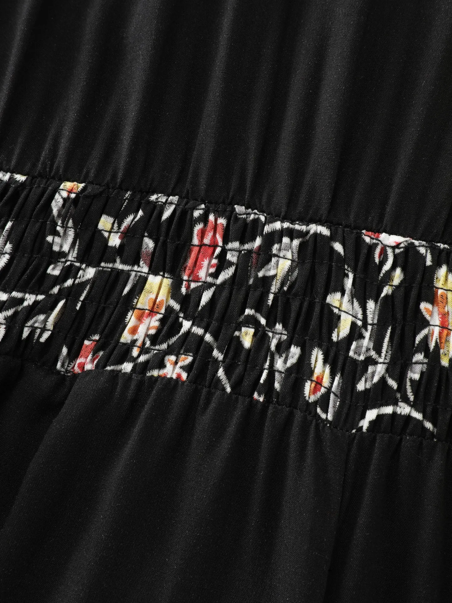 Floral Detail Patchwork Halter Neck Jumpsuit sold by Bloomchic product image thumbnail 5