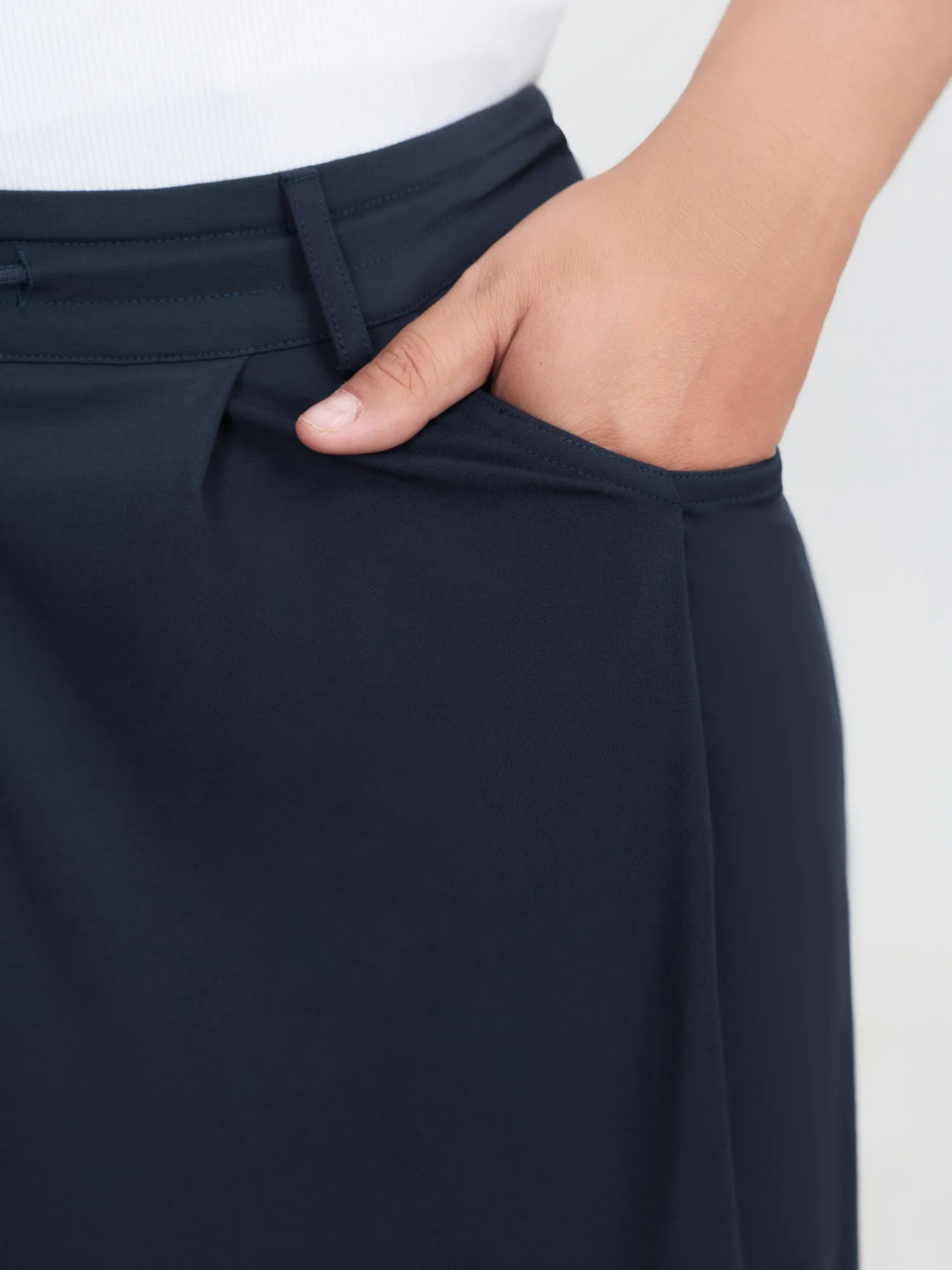 Supersoft Drawstring Waist Wide-Leg Pants sold by Bloomchic product image thumbnail 3
