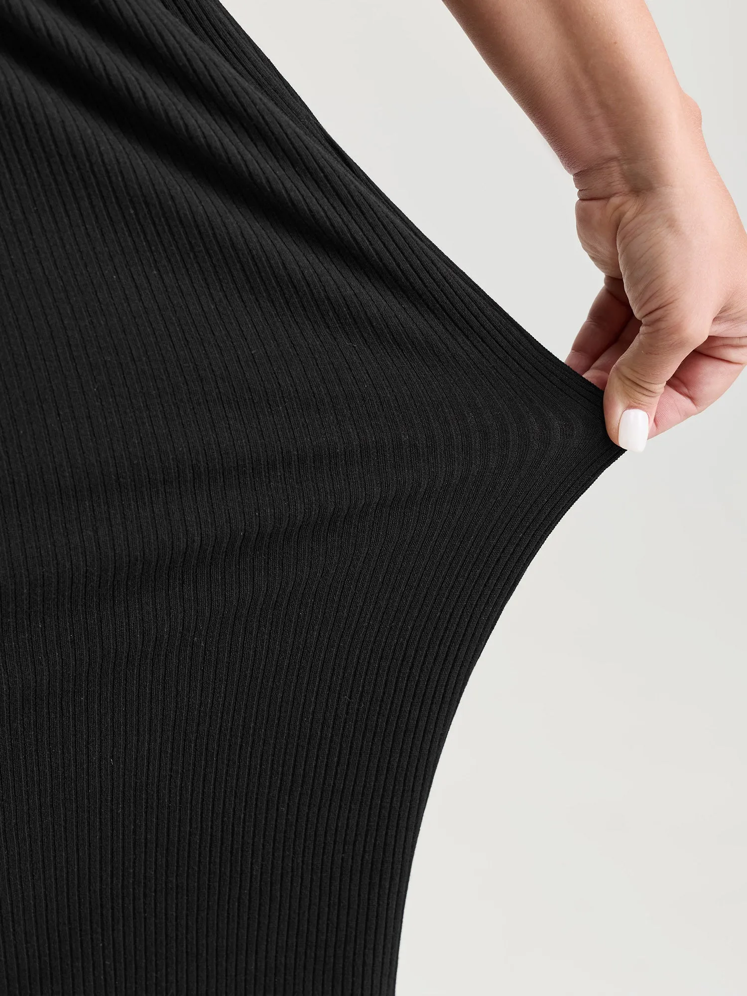 Drawstring Waist Stretchy Textured Sweatpants sold by Bloomchic product image thumbnail 4