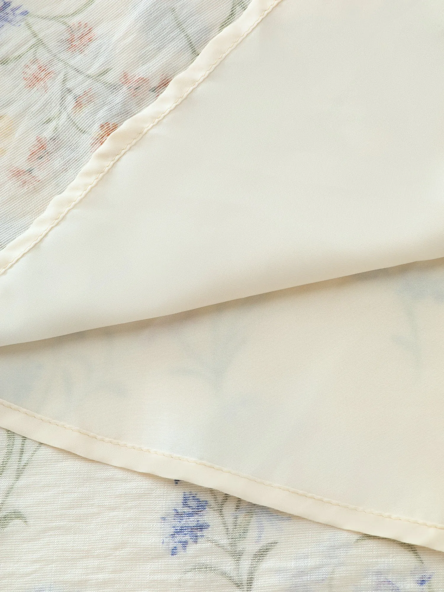 Vanilla Print Shirred Off-Shoulder Midi Dress sold by Bloomchic product image thumbnail 5