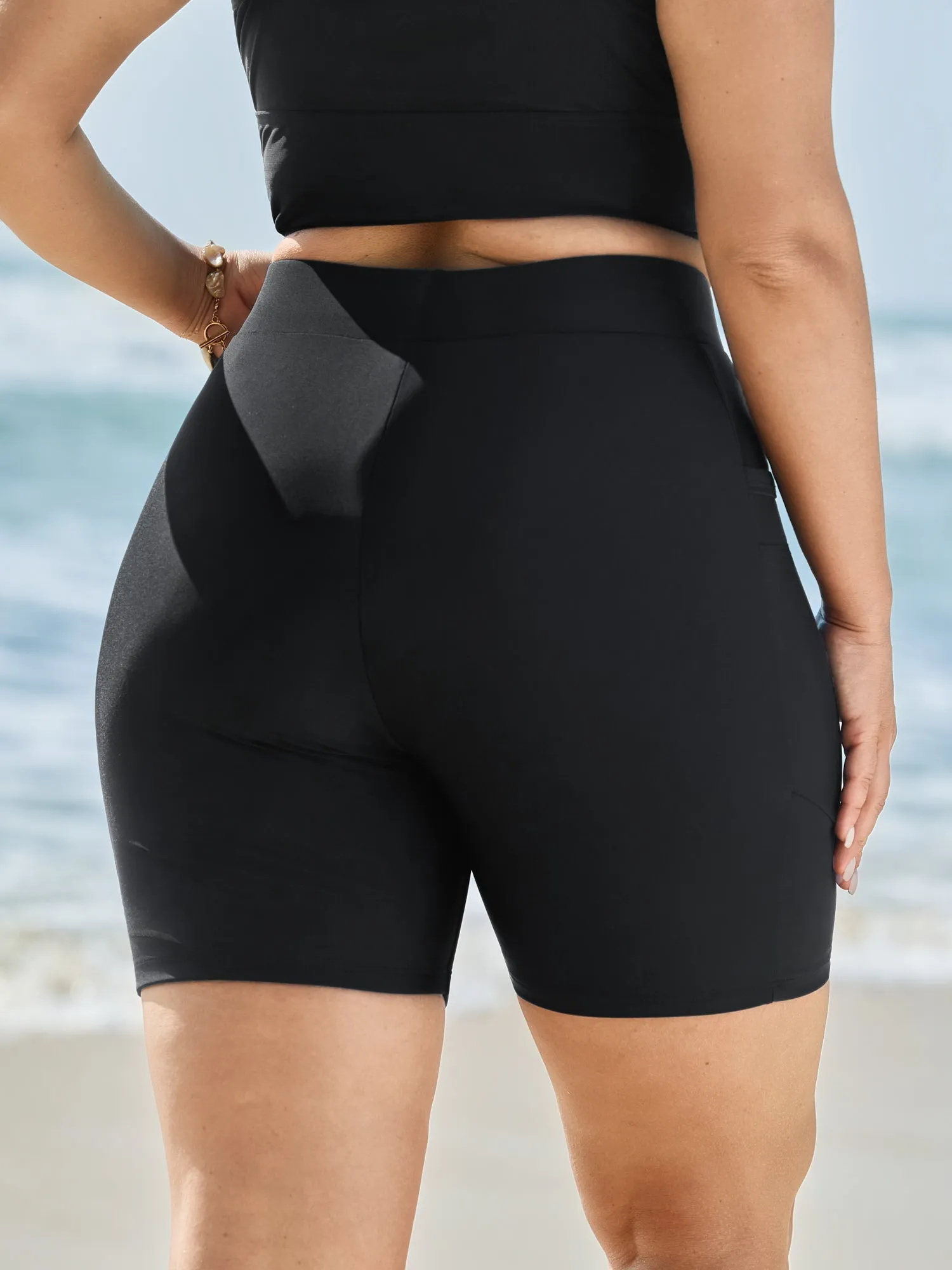 Pockets High-Waisted Swim Bottoms sold by Bloomchic product image thumbnail 4
