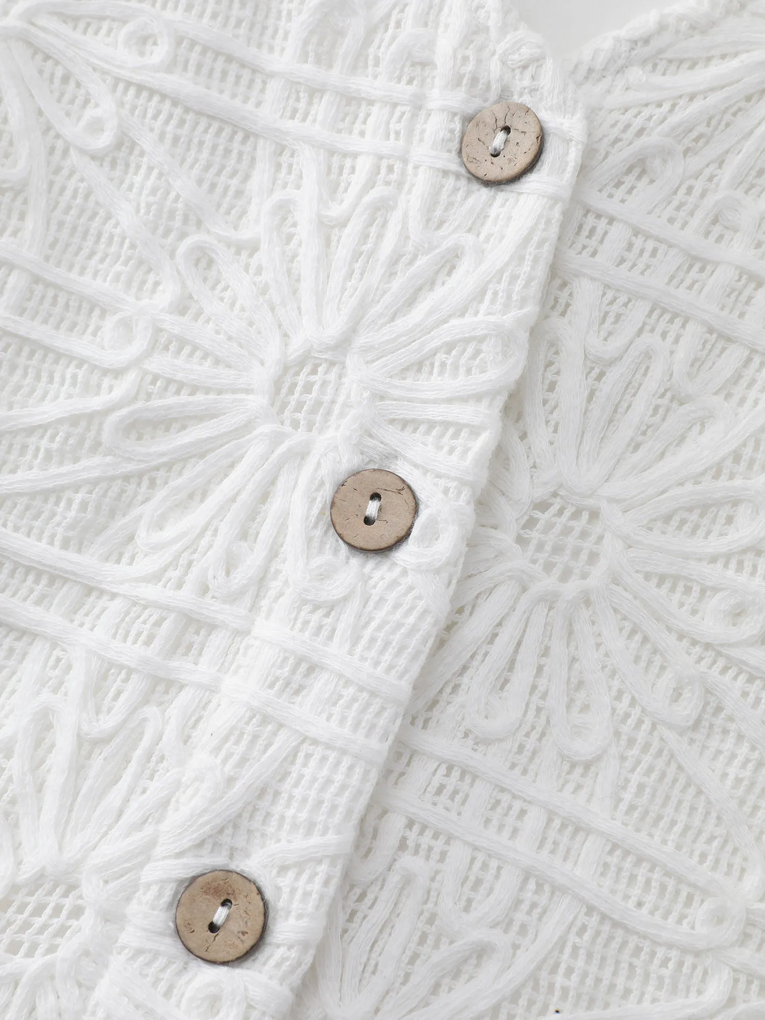 Cotton Stretchy Button Detail V-Neck Knit Top sold by Bloomchic product image thumbnail 5