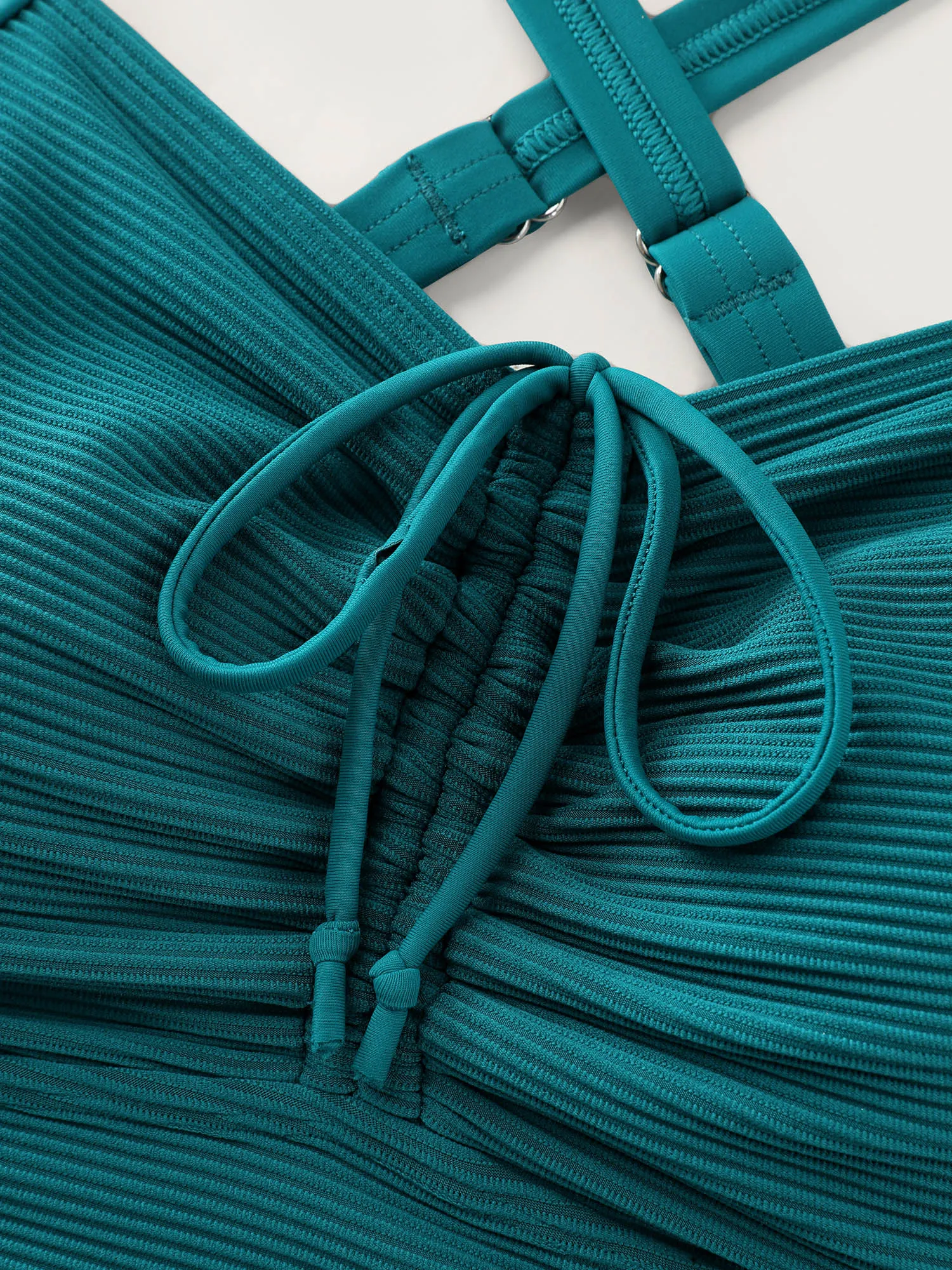 Ruched Tummy-Control One-Piece Swimsuit sold by Bloomchic product image thumbnail 5