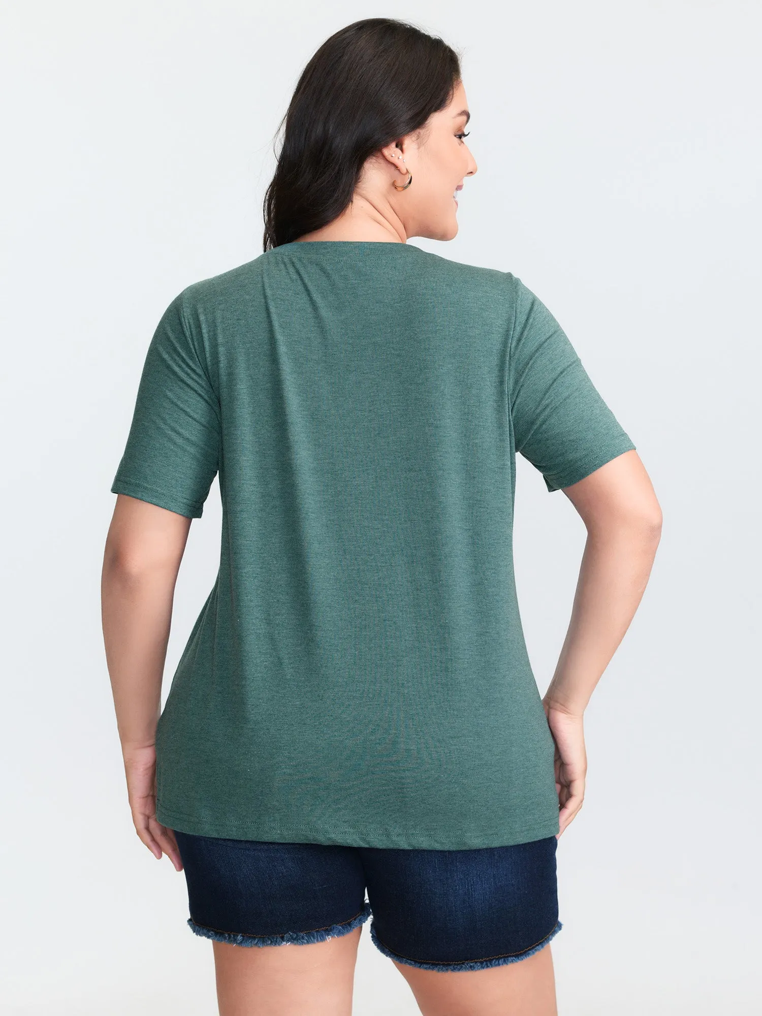 Supersoft Vintage Stamps Print T-Shirt sold by Bloomchic product image thumbnail 4