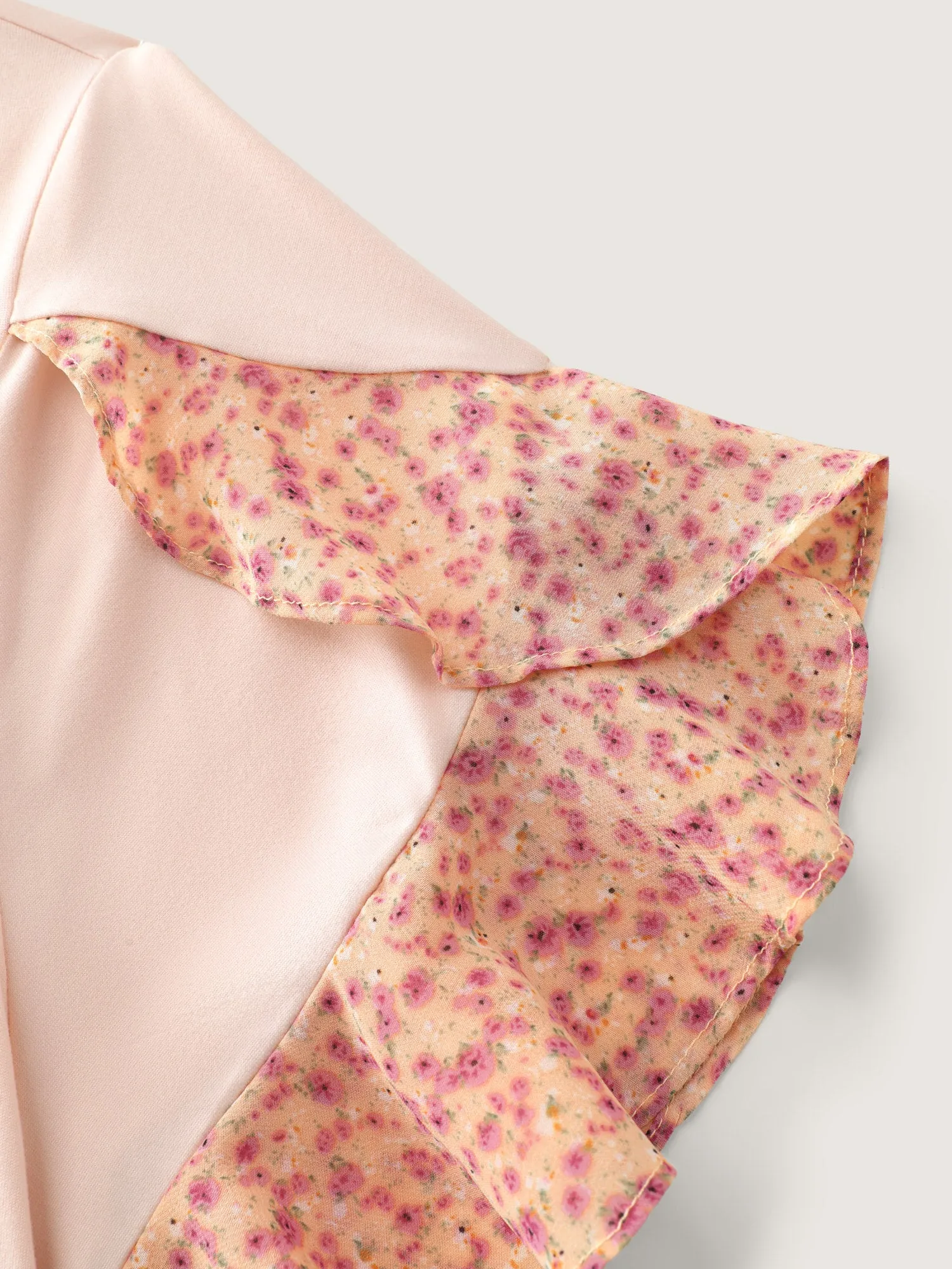 Floral Ruffled Sleeve Knit Top sold by Bloomchic product image thumbnail 5