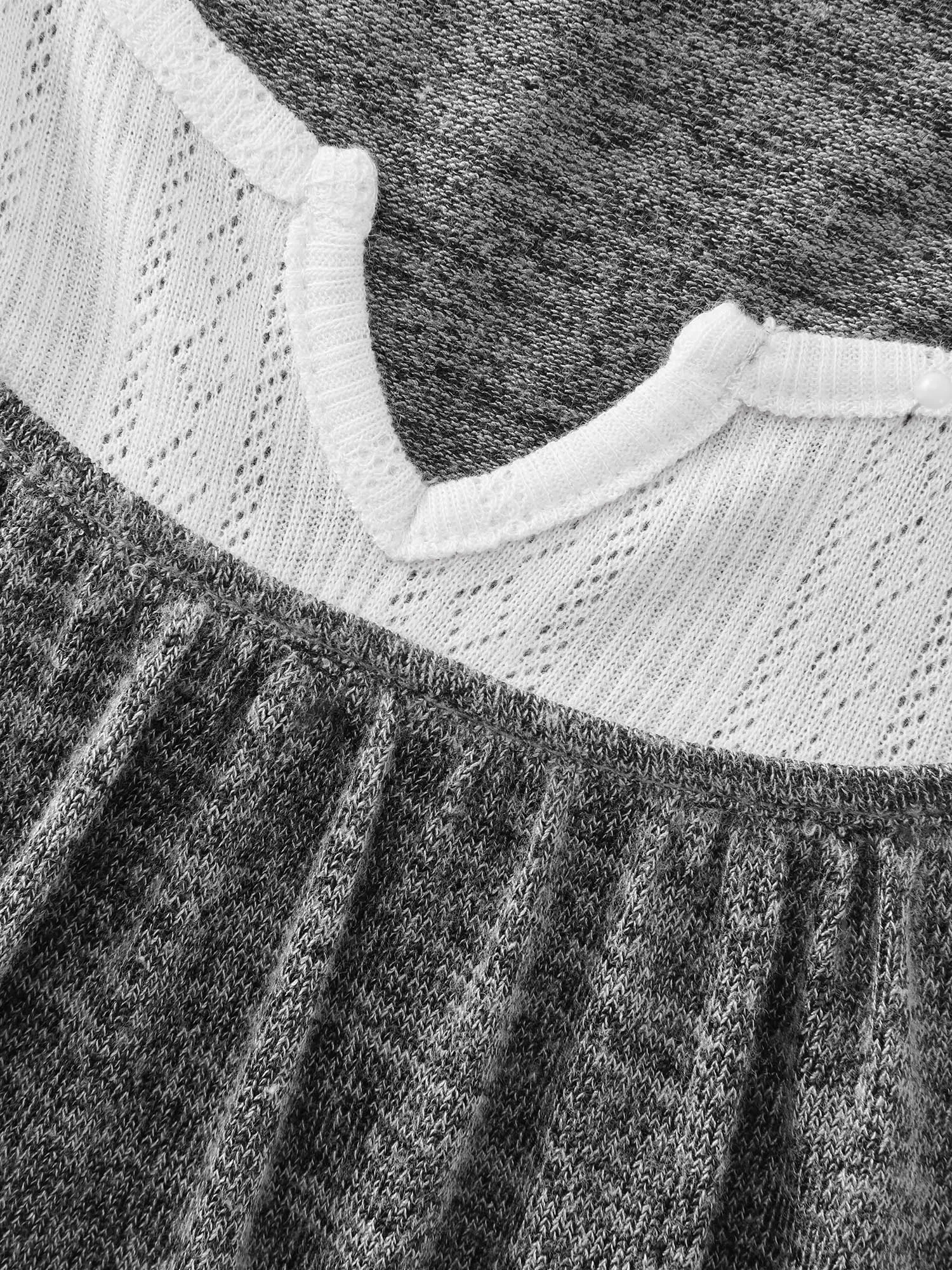 Supersoft Scoop Neckline Color Contrast Tank Top sold by Bloomchic product image thumbnail 5