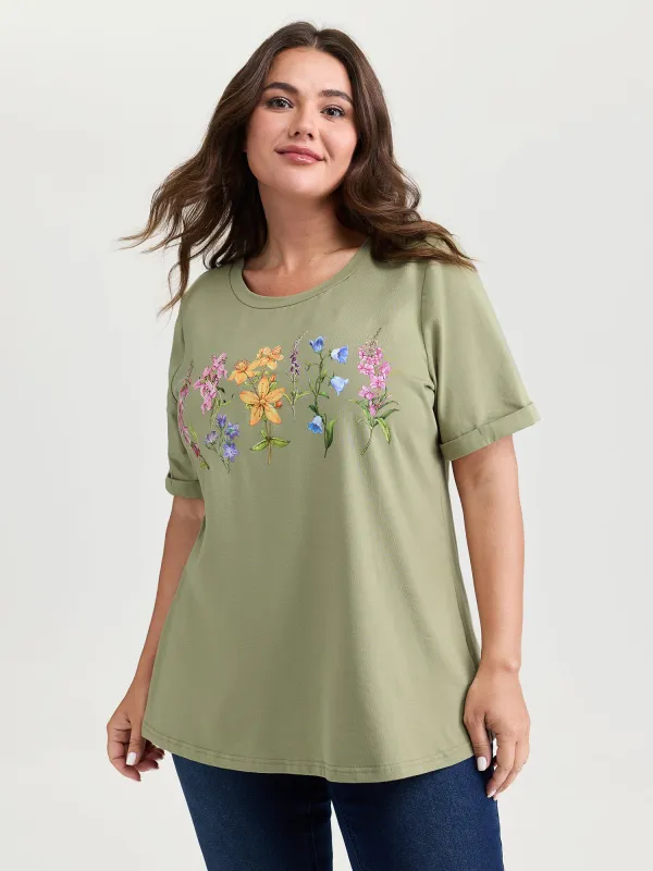 Pure Cotton In Bloom T-Shirt made by Bloomchic