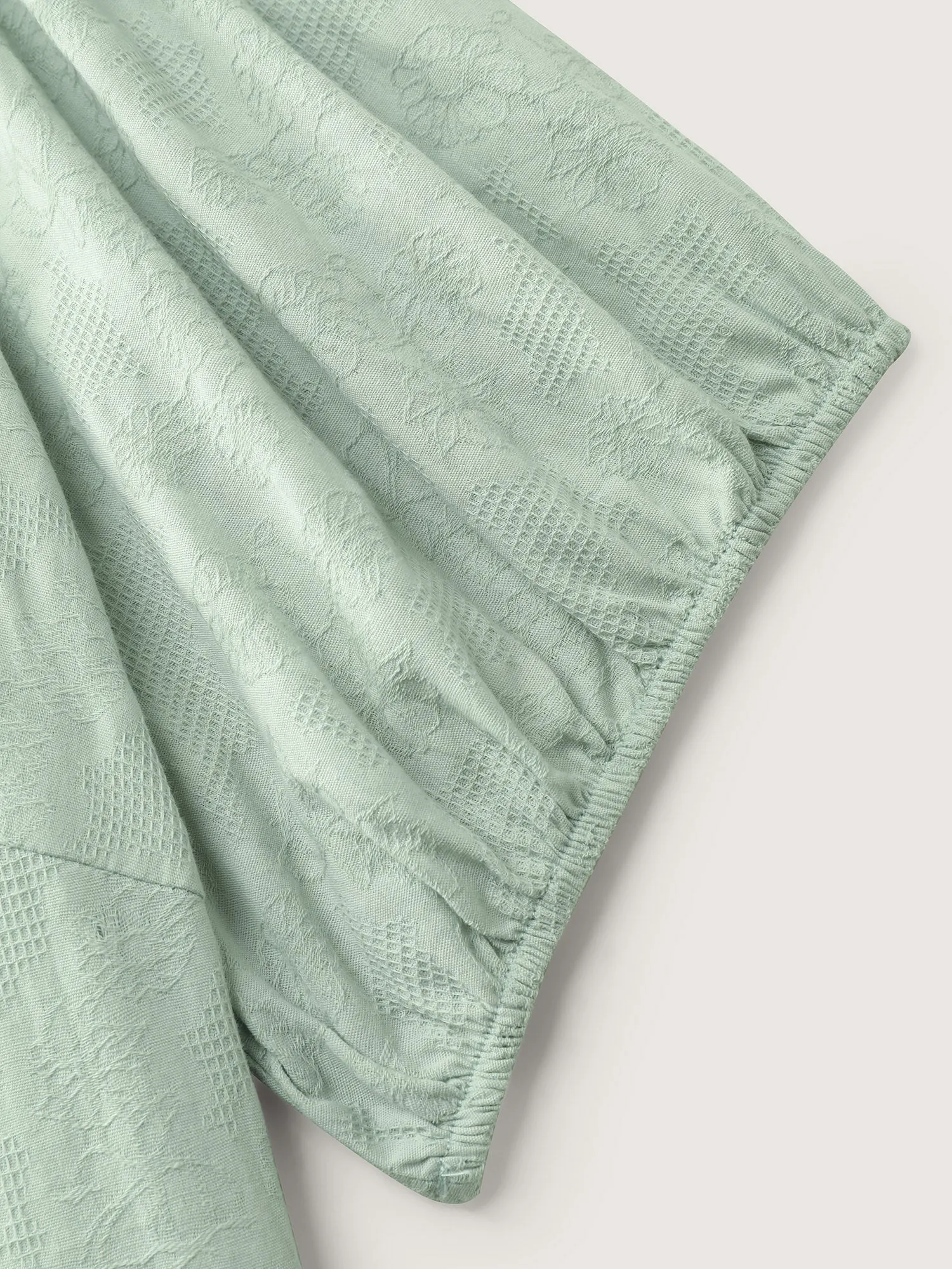 Textured Fit And Flare Plain Blouse sold by Bloomchic product image thumbnail 5