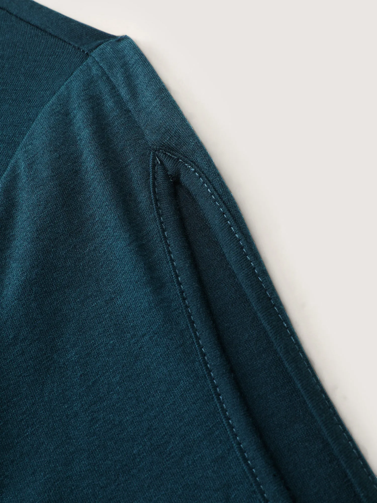 Supersoft Ruffled Sleeve Plain T-Shirt sold by Bloomchic product image thumbnail 5