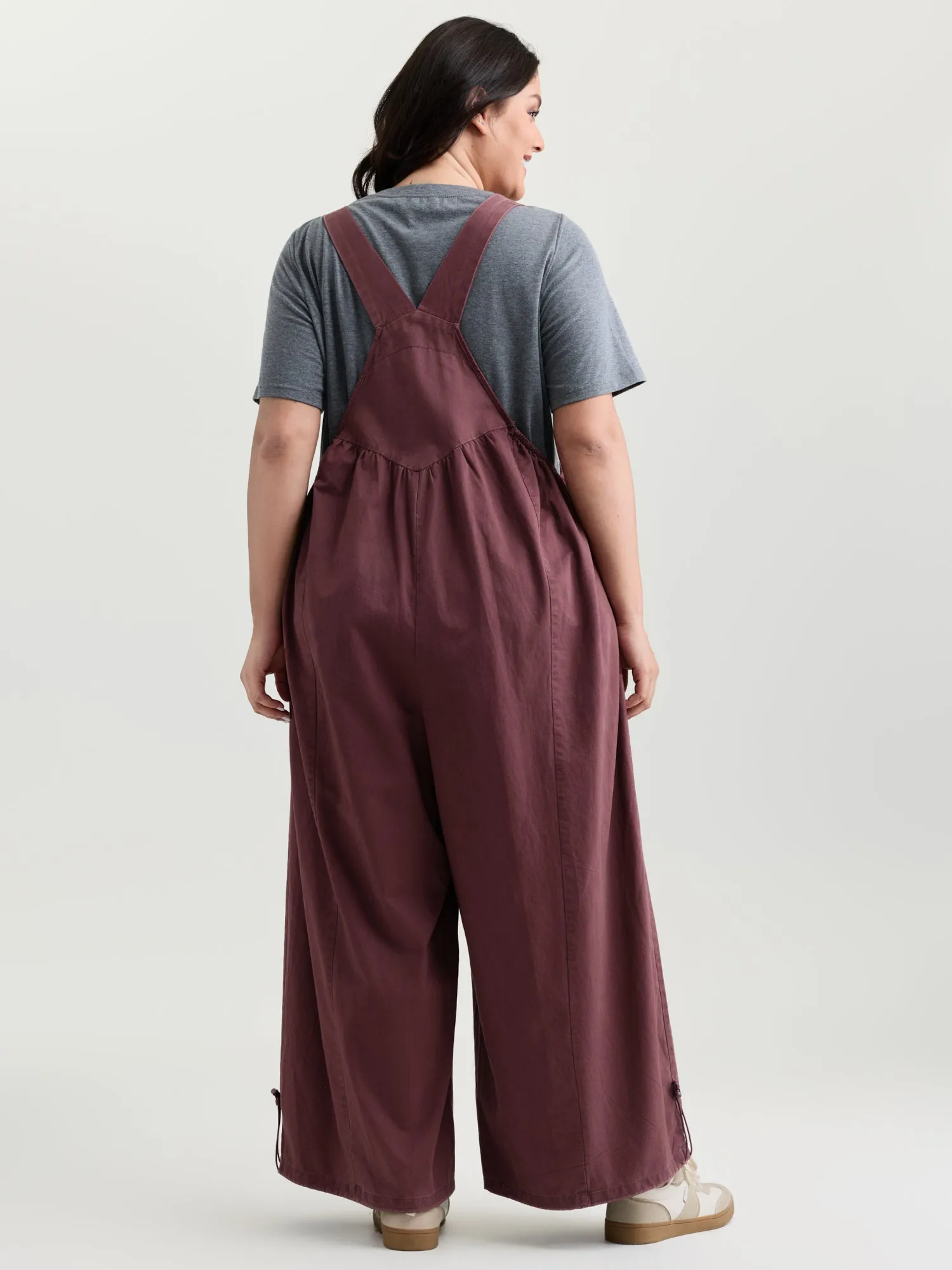 Pure Cotton Washed Distressed Adjustable Overall Jumpsuit sold by Bloomchic product image thumbnail 4