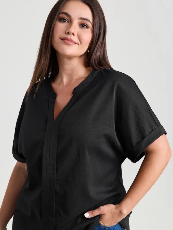 Breathable Feel Textured Blouse sold by Bloomchic