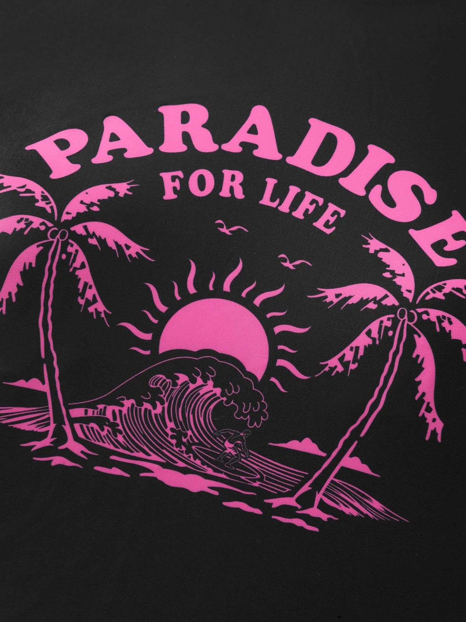 Paradise For Life Graphic Slim-Fit Swim Top sold by Bloomchic product image thumbnail 5