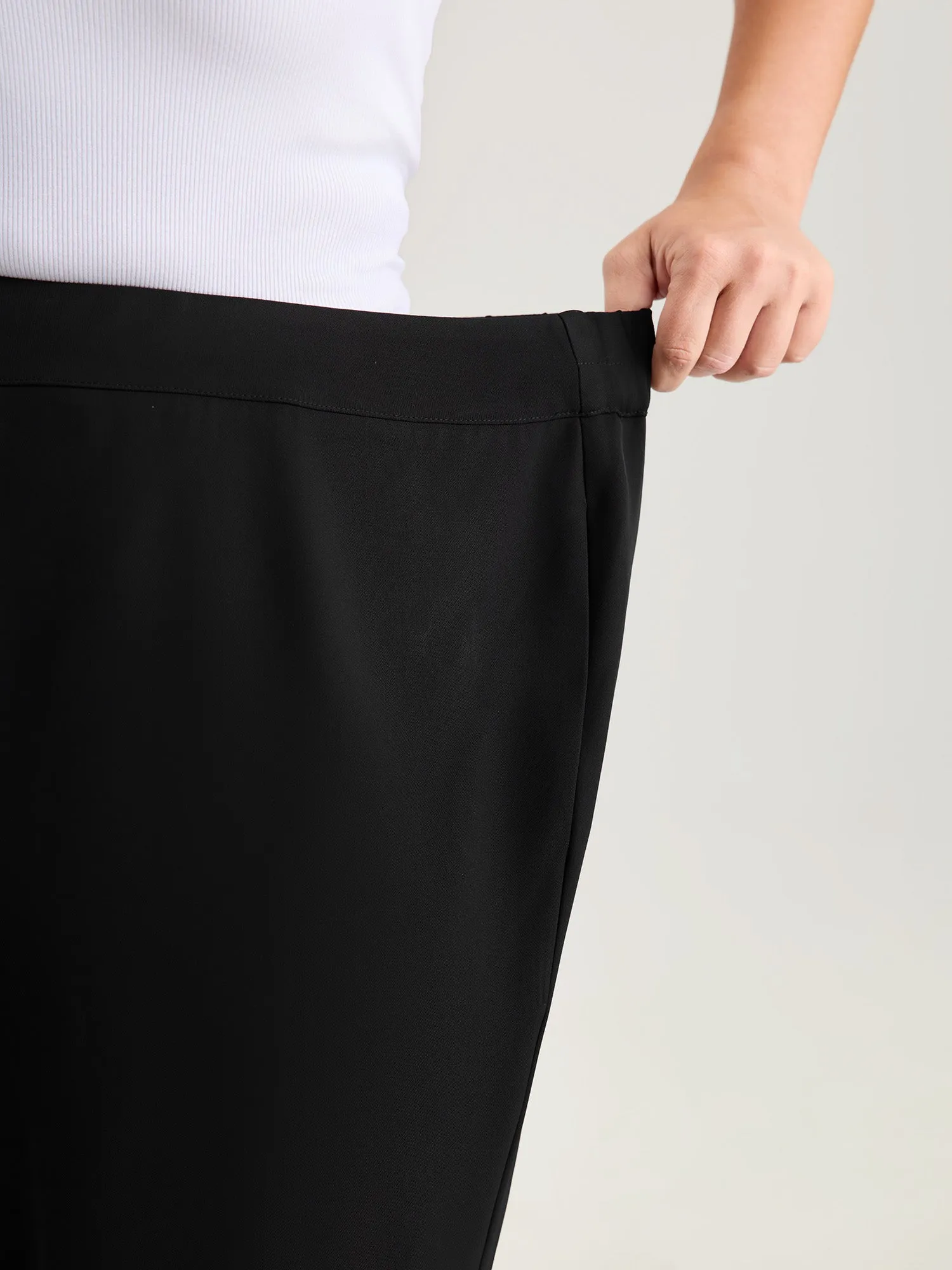 Lotus Leaf Hem Flared Hem Pants sold by Bloomchic product image thumbnail 4