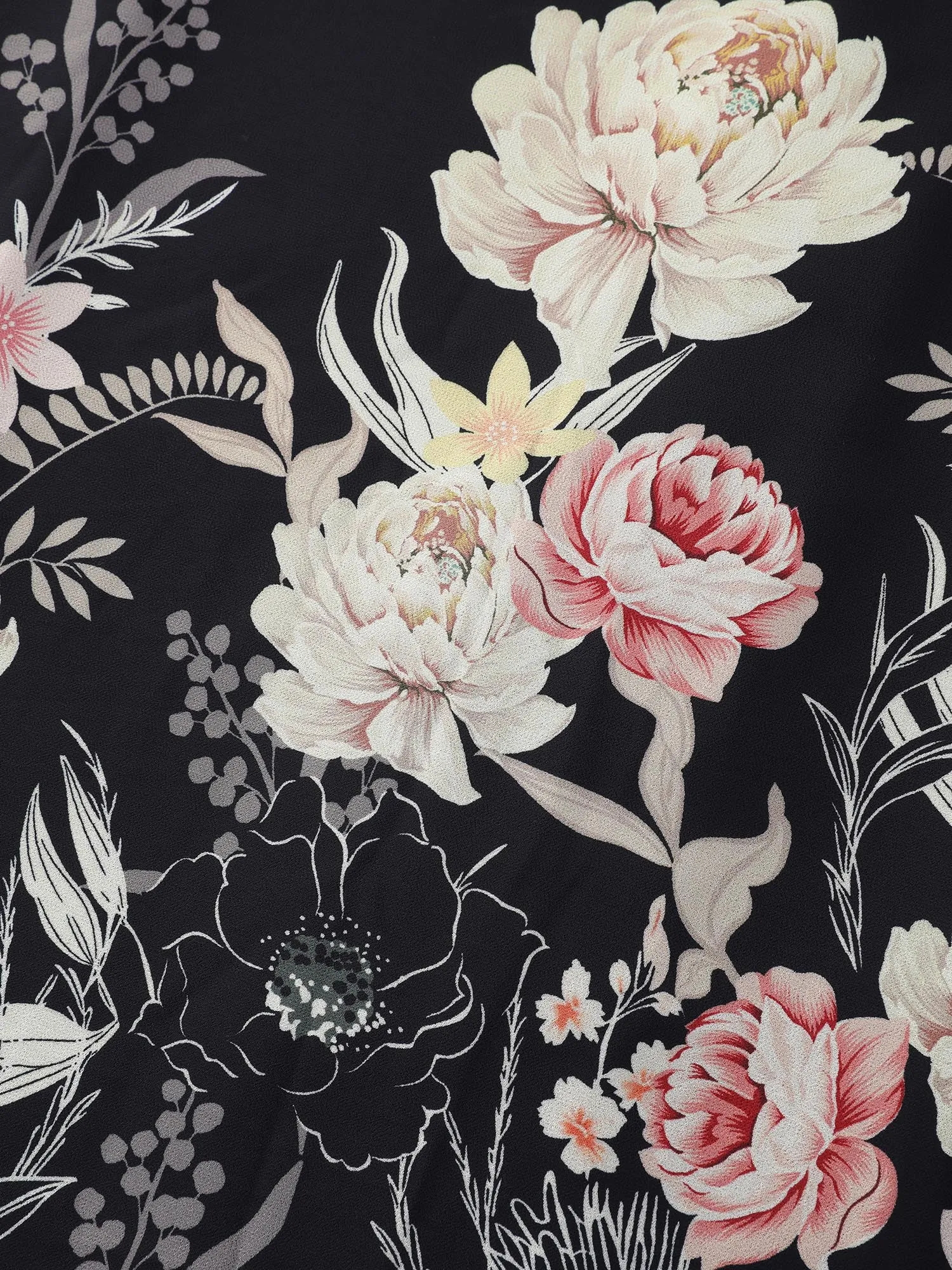 Budding Romance Halter Neck Stretchy Waist Midi Dress sold by Bloomchic product image thumbnail 5