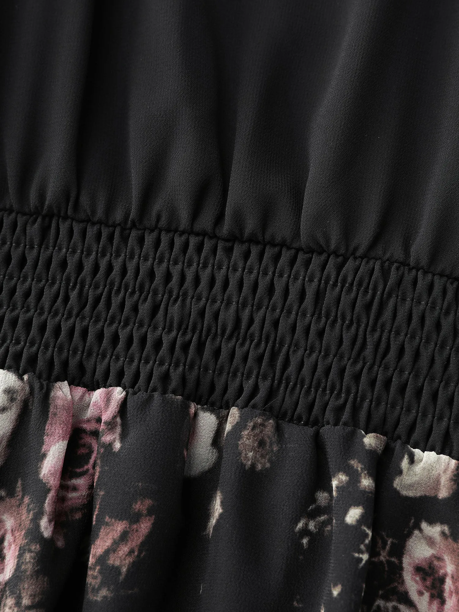 Floral Print Off-Shoulder Ruffled Midi Dress sold by Bloomchic product image thumbnail 5