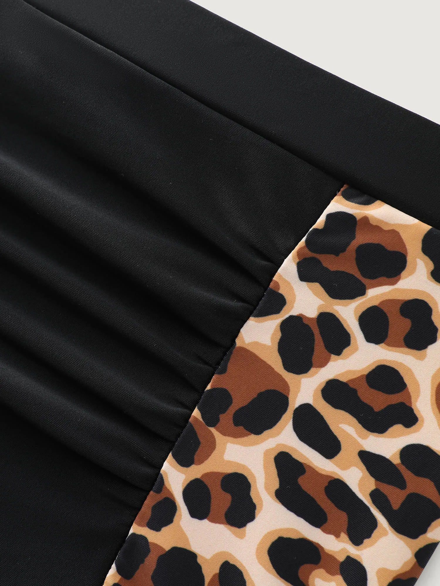 Leopard Contrast Print Swim Bottoms sold by Bloomchic product image thumbnail 5