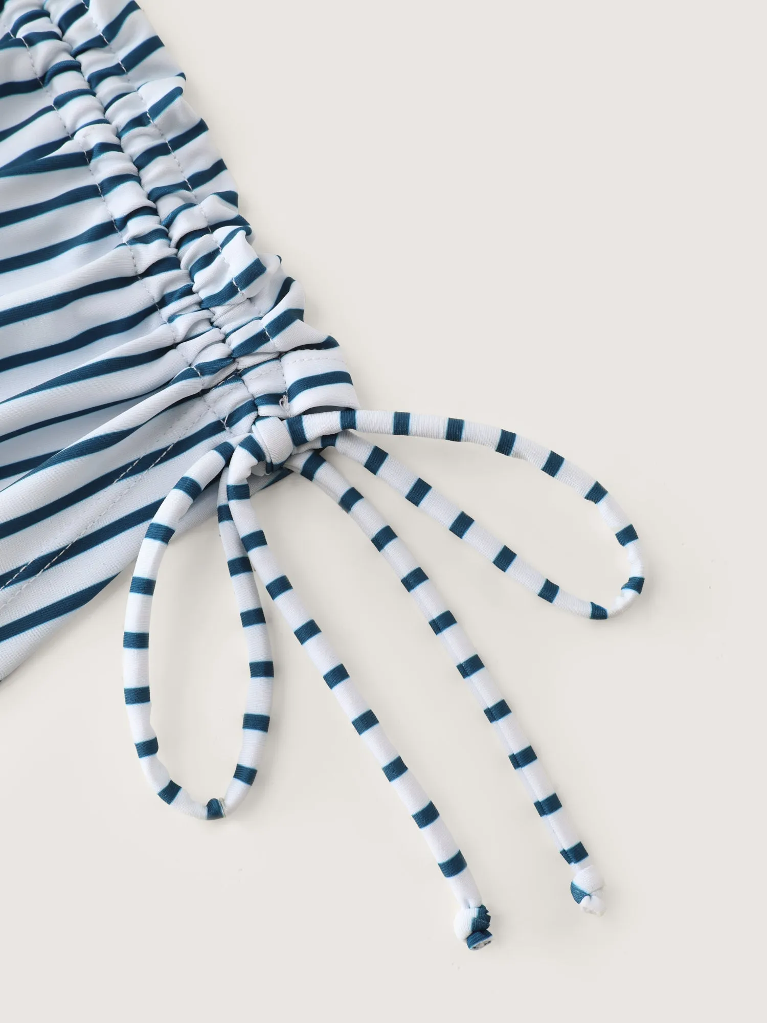 Striped Print UPF 50+ Protection Swim Top sold by Bloomchic product image thumbnail 5