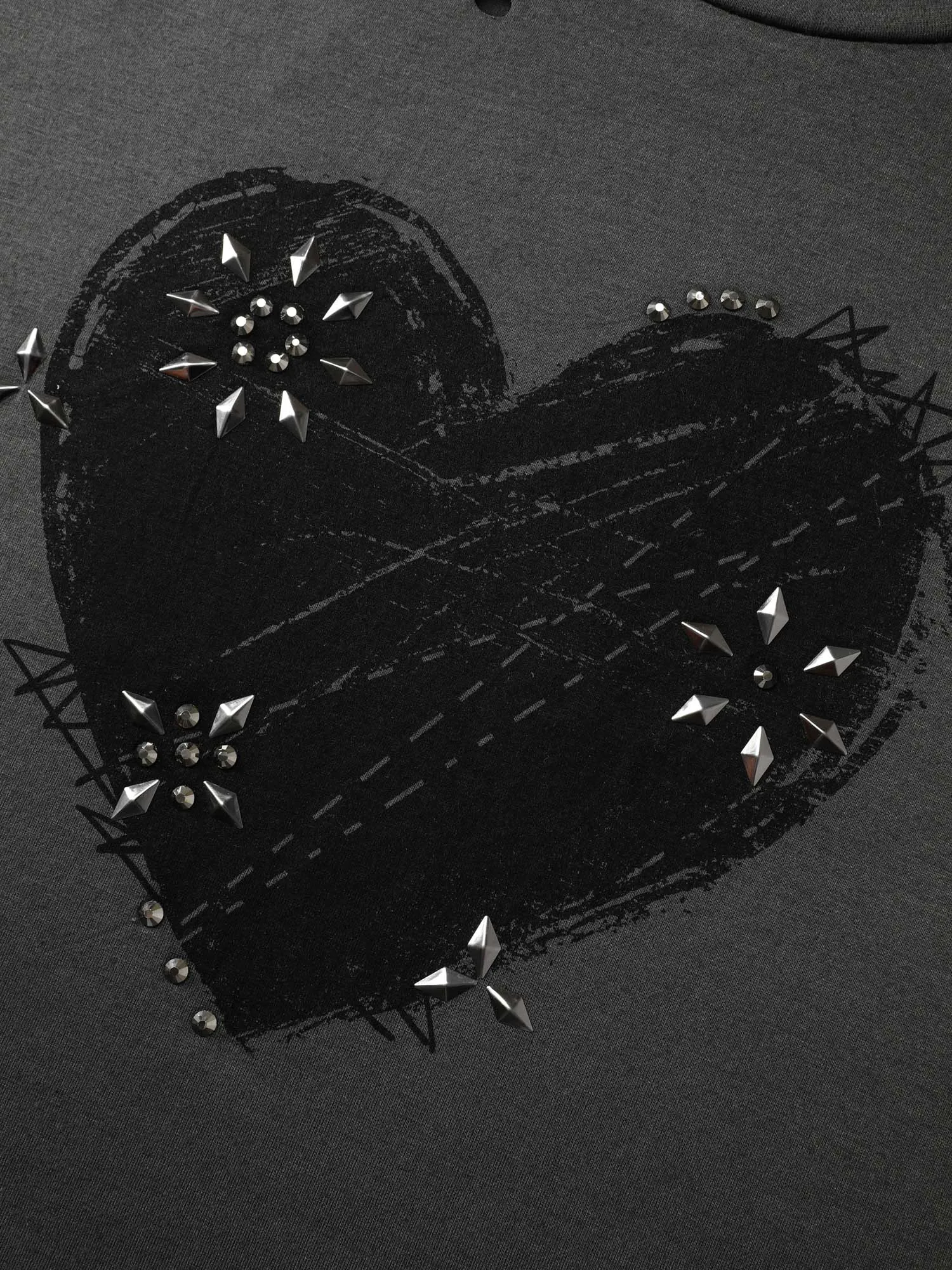 Supersoft Hot Fix Rhinestone T-Shirt sold by Bloomchic product image thumbnail 5