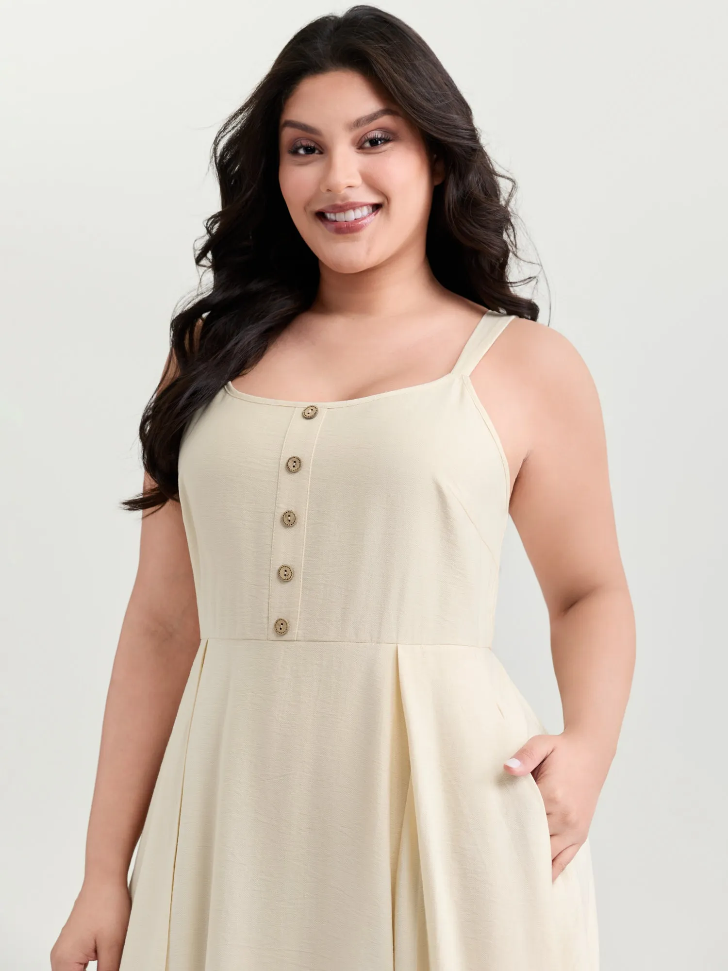 Supersoft High Low Hem Scoop Neckline Maxi Dress sold by Bloomchic product image thumbnail 2