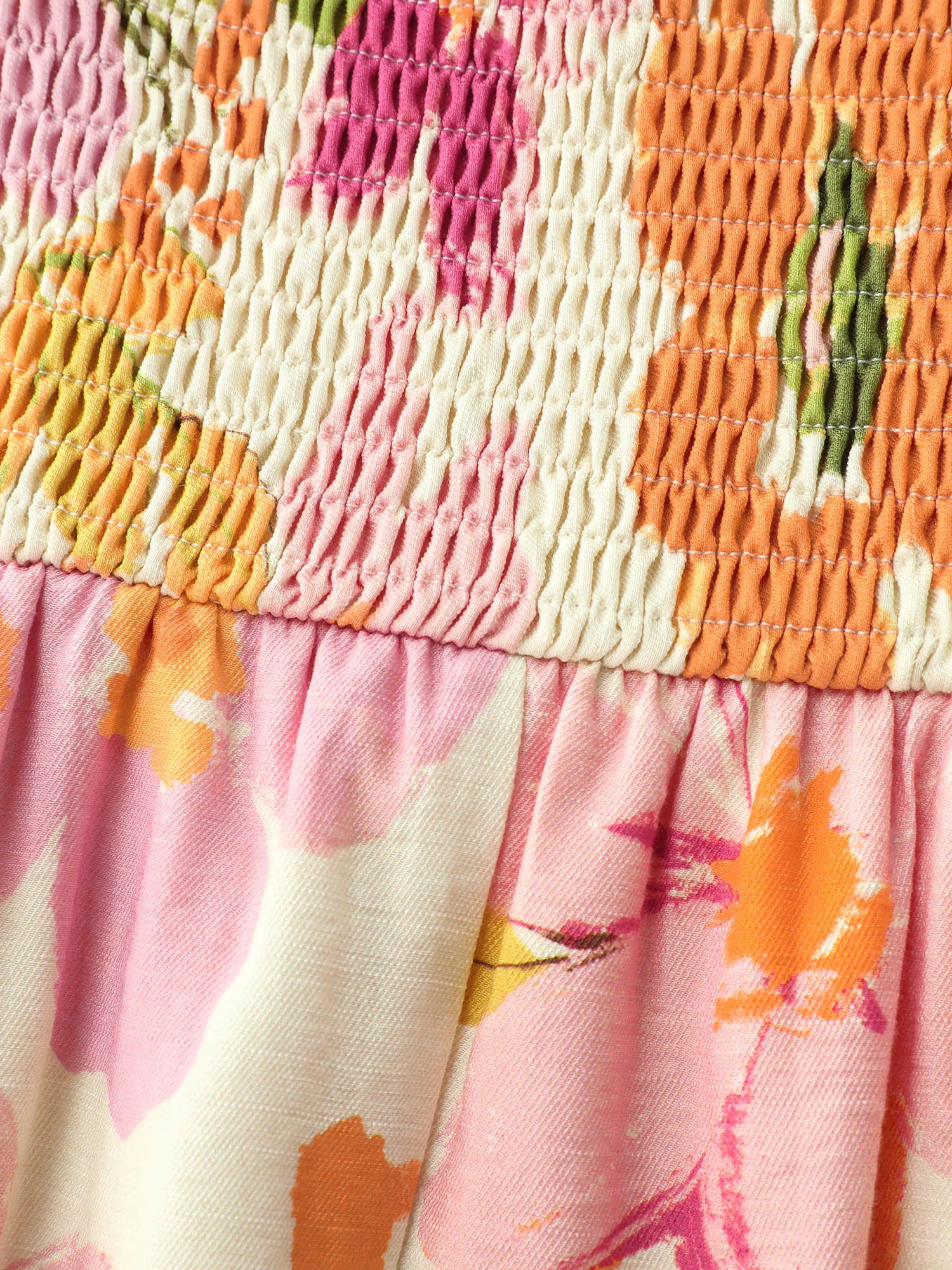 Bright Floral Print Halter Midi Dress sold by Bloomchic product image thumbnail 5