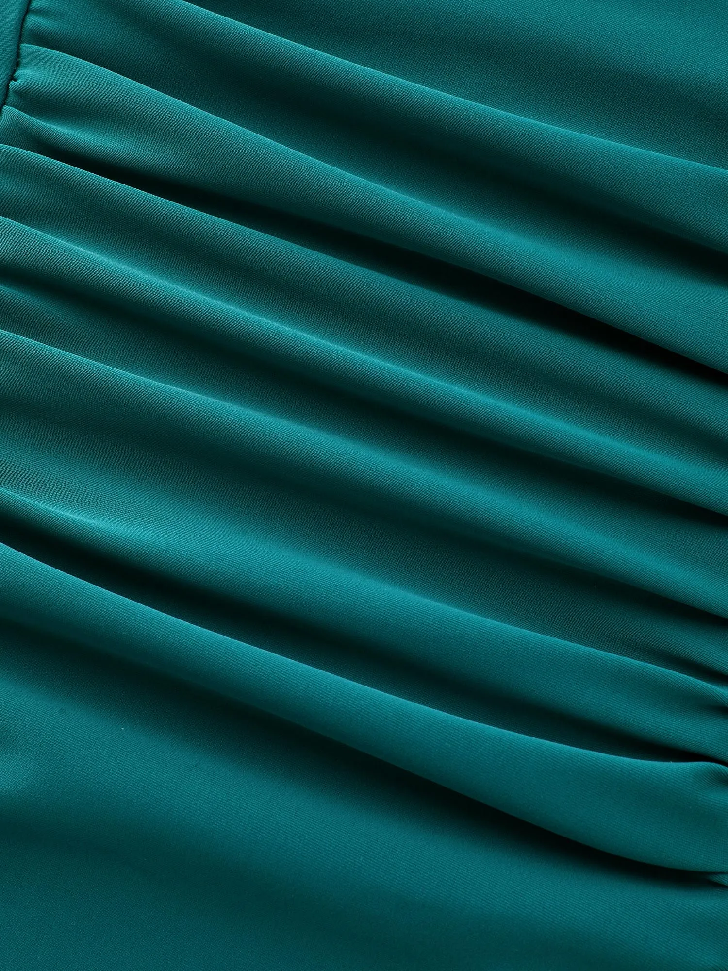 Ruched Adjustable Tummy-Control One-Piece Swimsuit sold by Bloomchic product image thumbnail 5