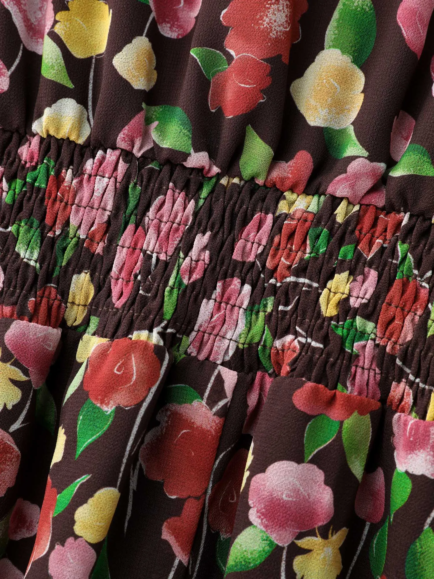 Vacation-Ready Floral Print Back-Tie Midi Dress sold by Bloomchic product image thumbnail 5