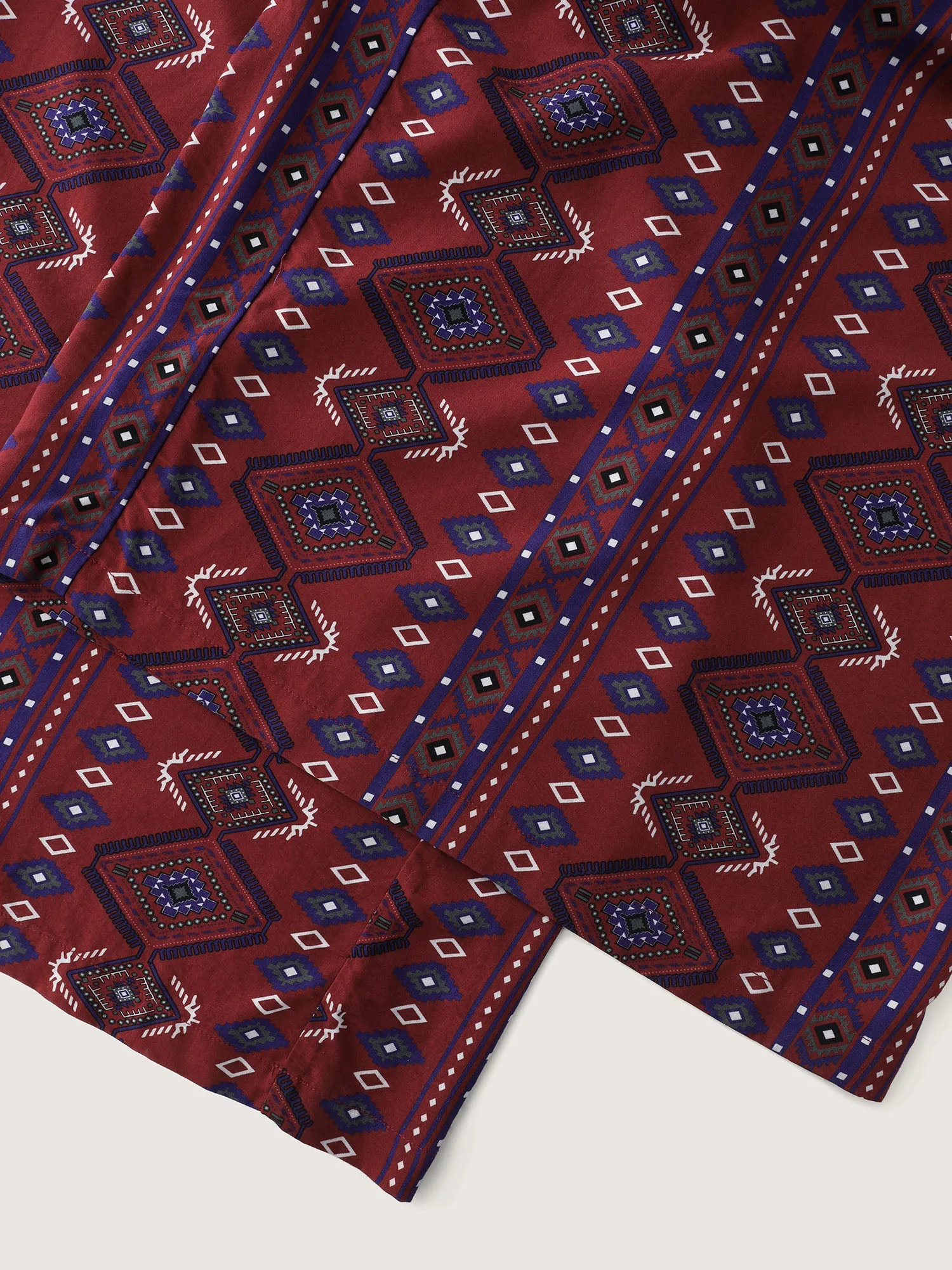 Supersoft Shirred Boho Contrast Print Jumpsuit sold by Bloomchic product image thumbnail 5