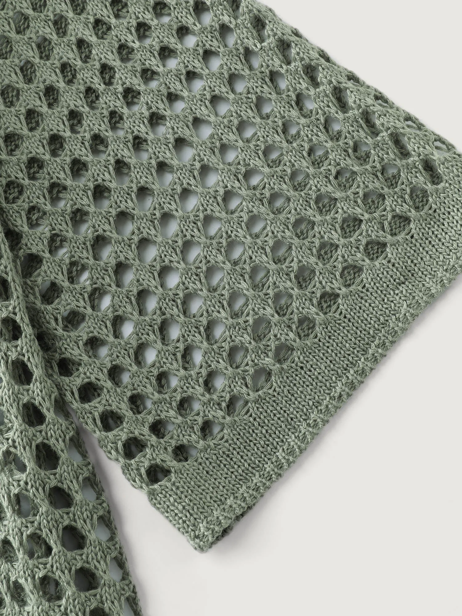 Tissue Textured Crochet Swim Cover-Up sold by Bloomchic product image thumbnail 5