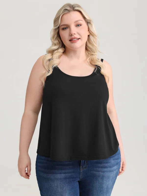 Stretchy Supportive In-Built Bra Tank Top made by Bloomchic