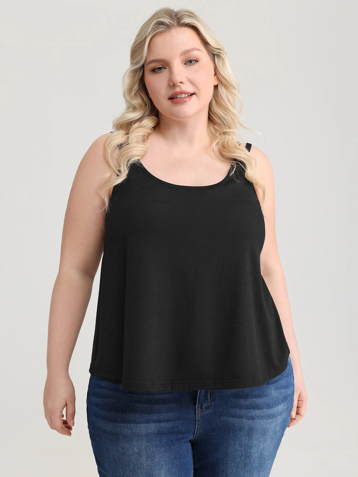 Stretchy Supportive In-Built Bra Tank Top sold by Bloomchic