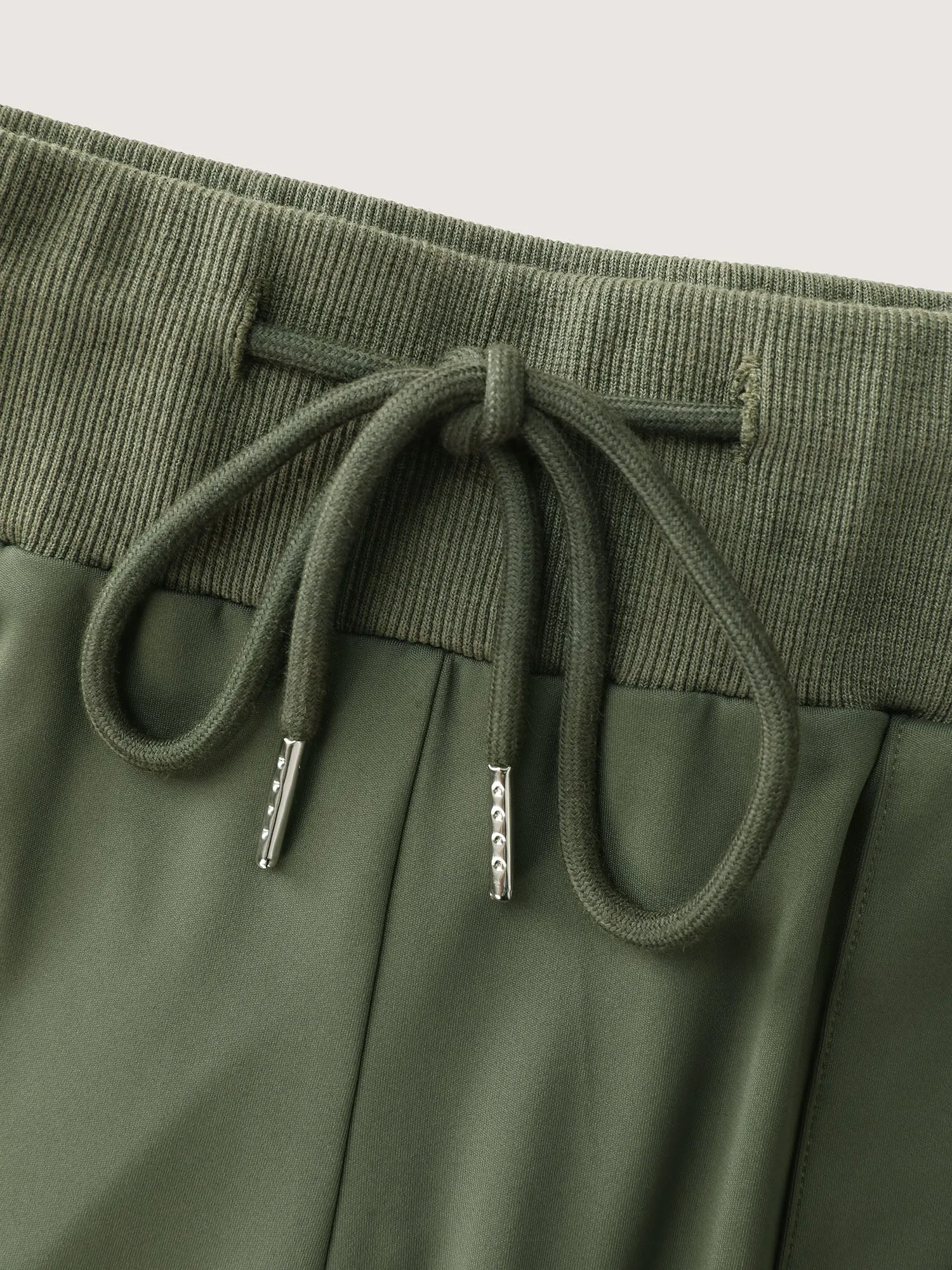 Drawstring Stretchy Skinny-Fit Leggings sold by Bloomchic product image thumbnail 5