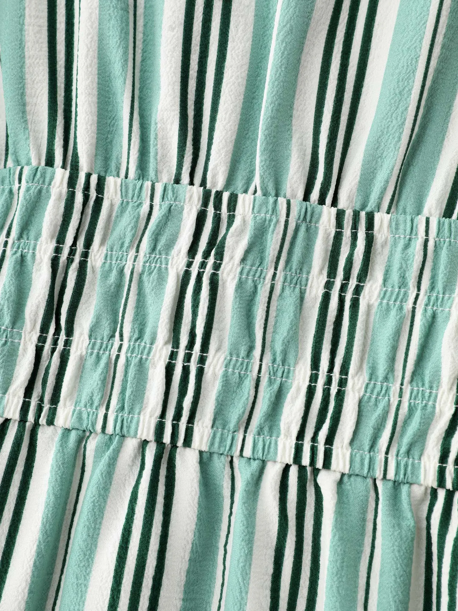 Breezy Stripe Print Pockets Mini Dress sold by Bloomchic product image thumbnail 5