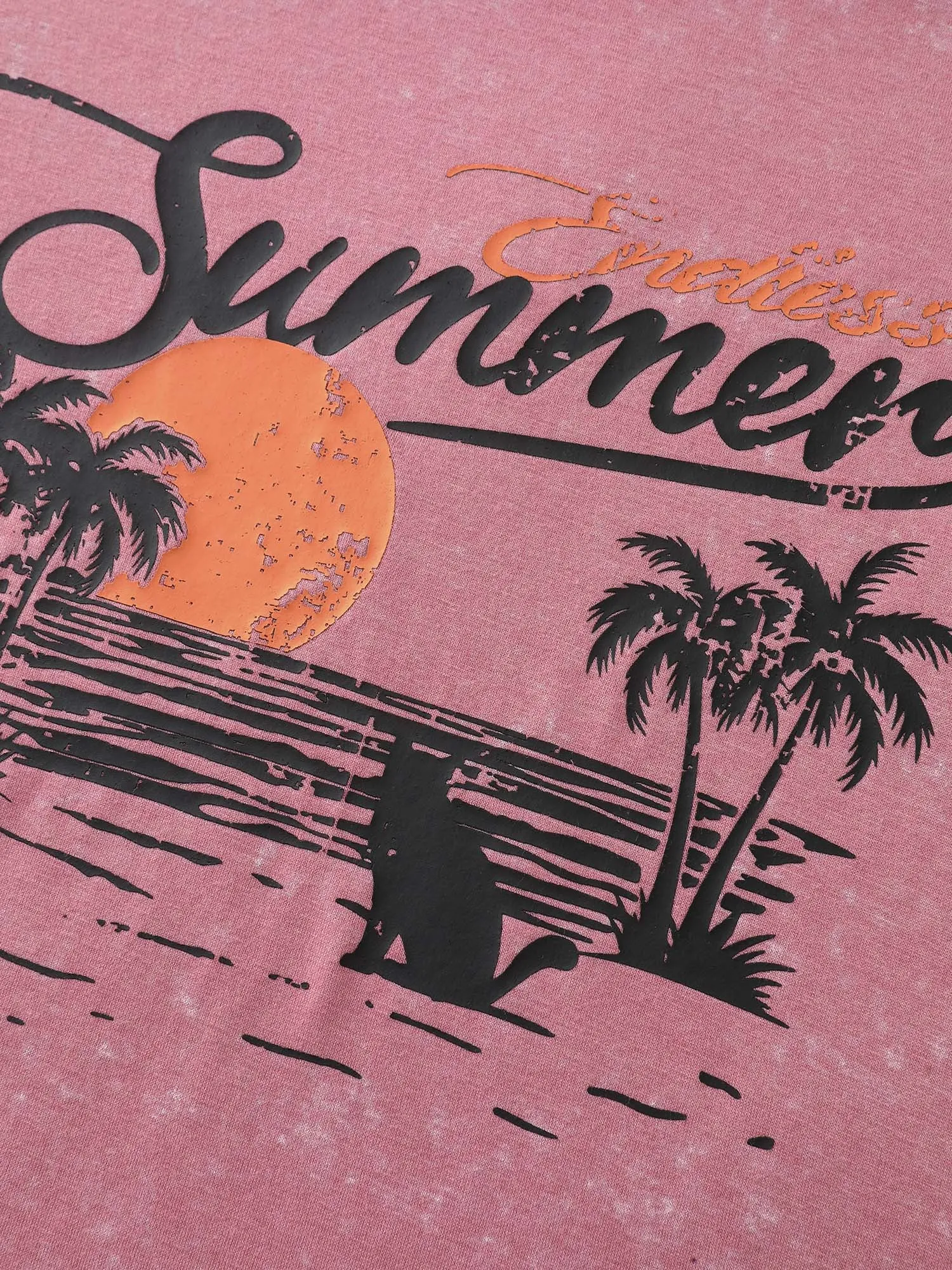 Summer-Ready Print Snowflake Effect T-Shirt sold by Bloomchic product image thumbnail 5