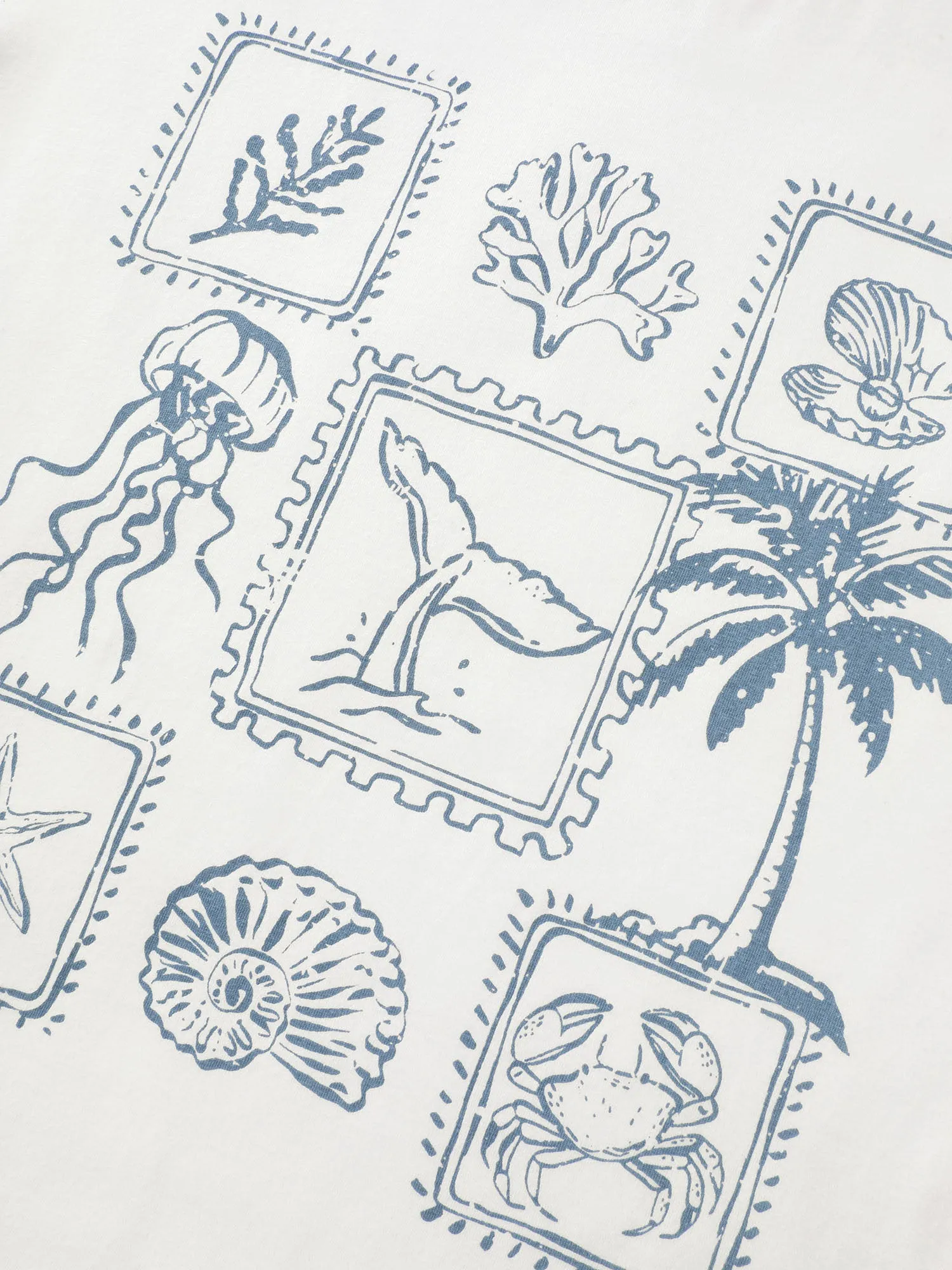 Cotton Ocean Calling Plain T-Shirt sold by Bloomchic product image thumbnail 5