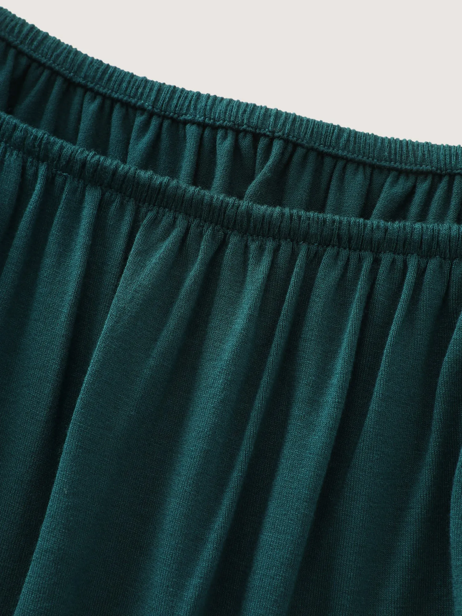 Supersoft Flowy-Fit Pleated Plain T-Shirt sold by Bloomchic product image thumbnail 5