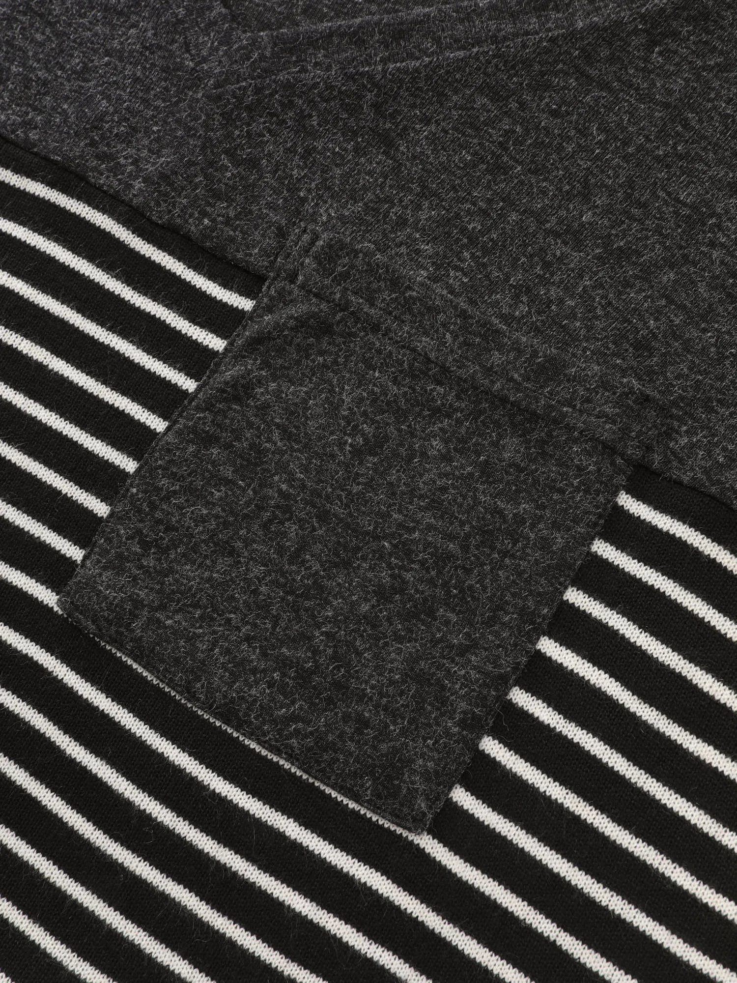 Supersoft Monochrome Stripe Print T-Shirt sold by Bloomchic product image thumbnail 5