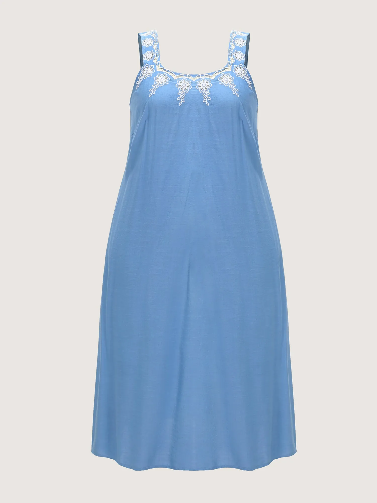 Floral Cut-Out Embroidery Maxi Dress sold by Bloomchic product image thumbnail 5