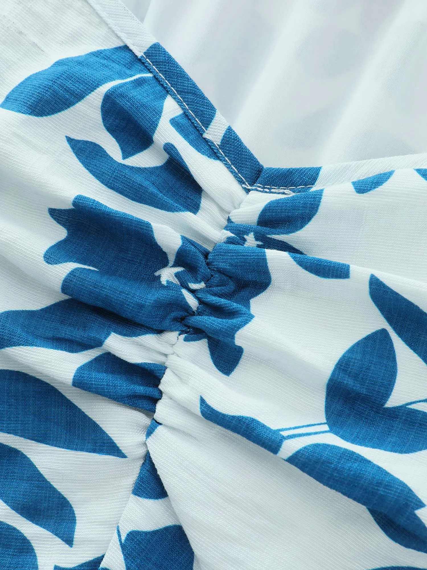 Floral Print Asymmetrical Hemline Maxi Dress sold by Bloomchic product image thumbnail 5