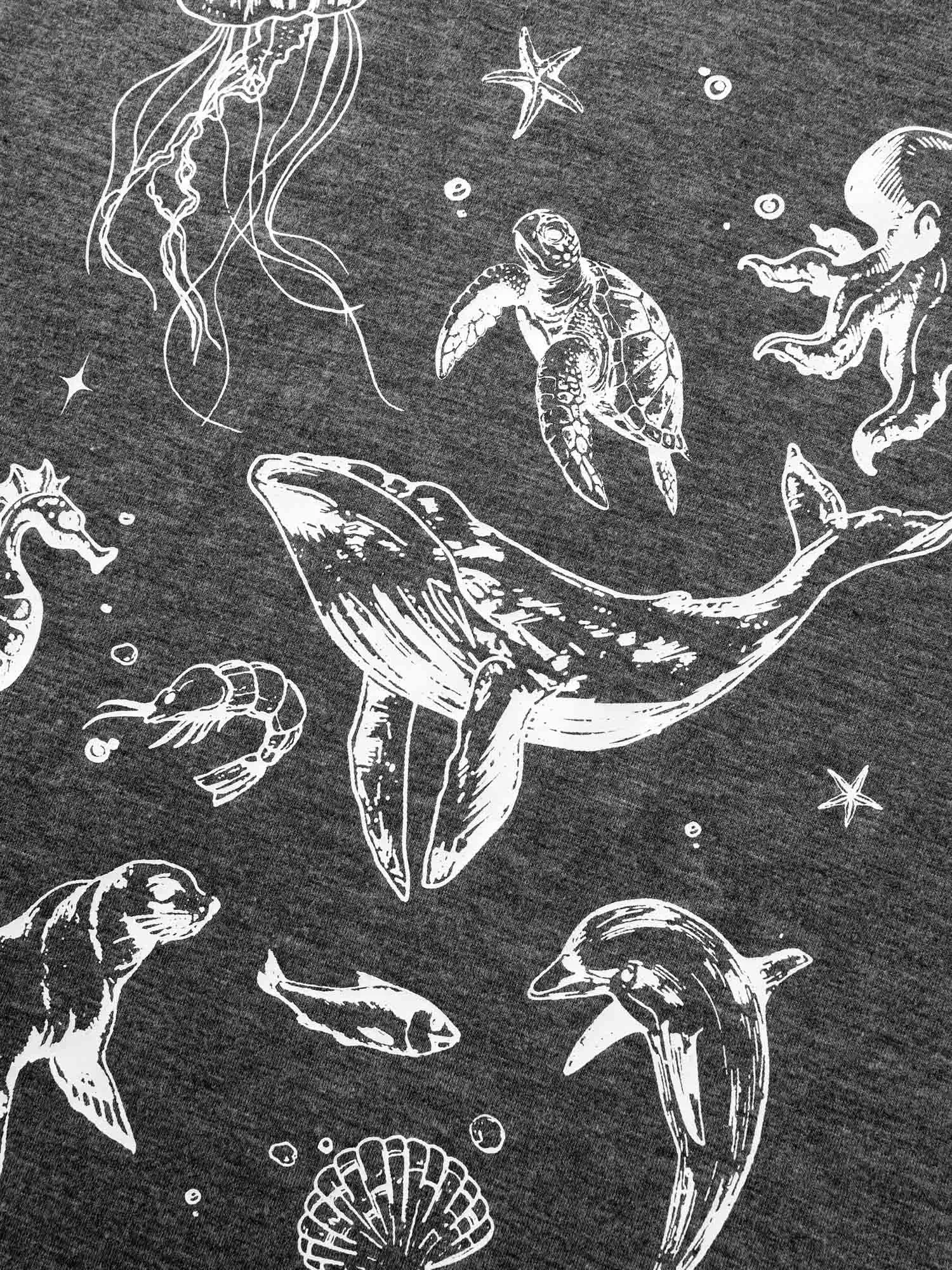 Supersoft Ocean Print Round Neck Tank Top sold by Bloomchic product image thumbnail 5