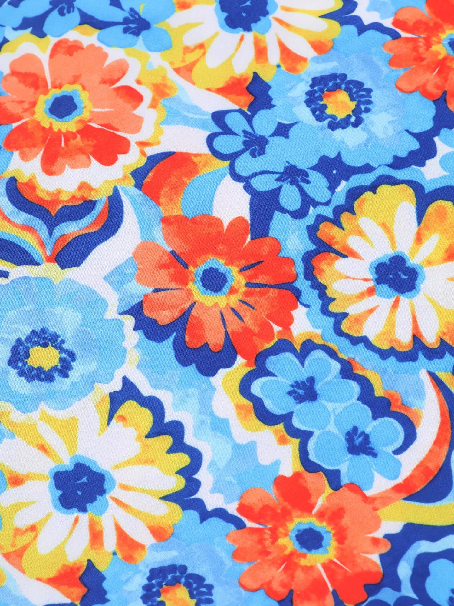 Floral Print V-Neck Swim Top sold by Bloomchic product image thumbnail 5