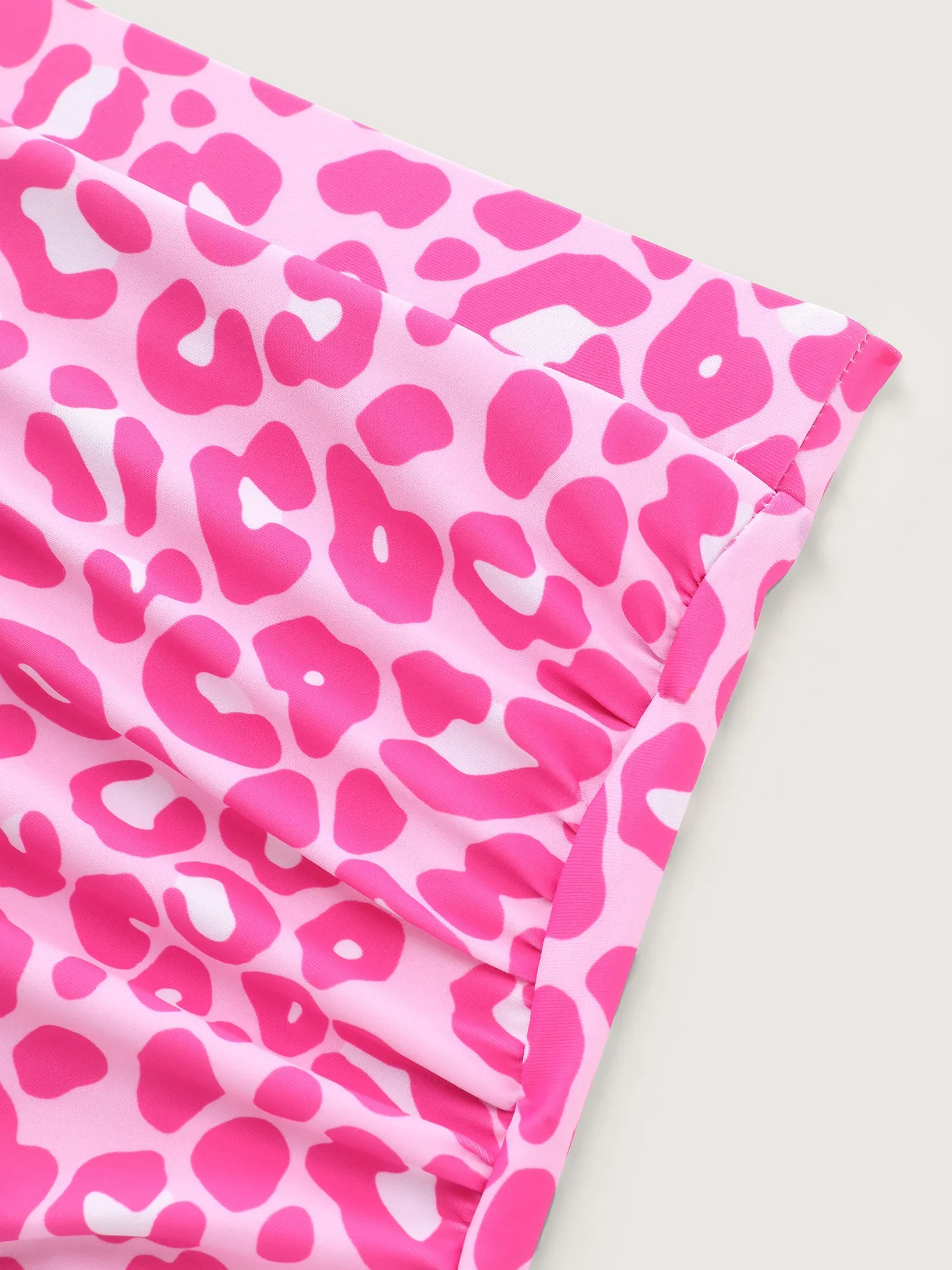 Flirty Leopard Print High Waisted Swim Bottoms sold by Bloomchic product image thumbnail 5