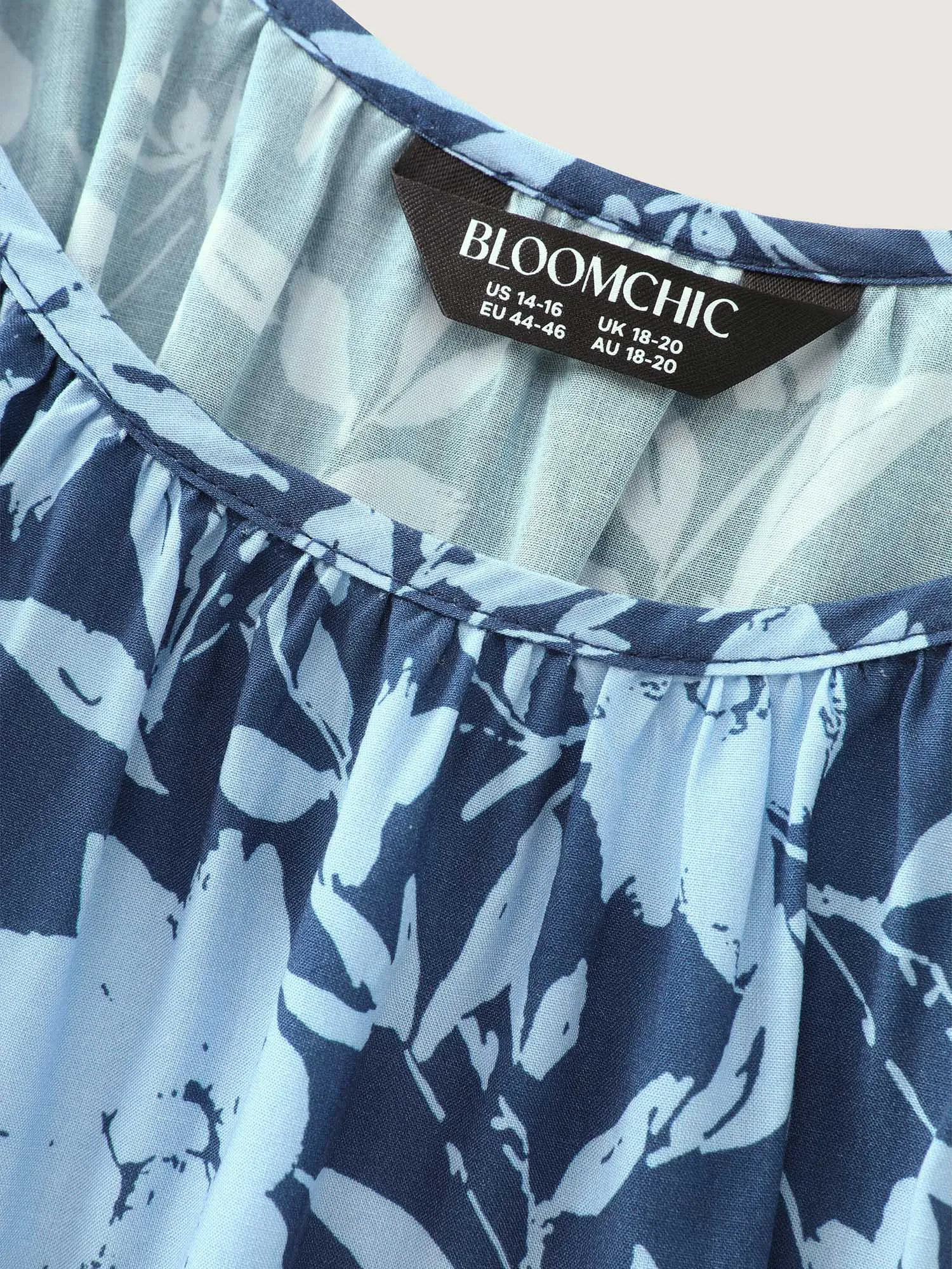 Fresh Floral Pleated Tank Top sold by Bloomchic product image thumbnail 5