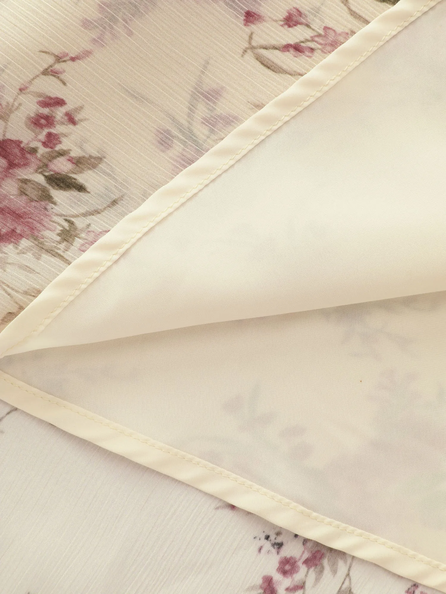 Romantic Floral Print Halter Neckline Maxi Dress sold by Bloomchic product image thumbnail 5