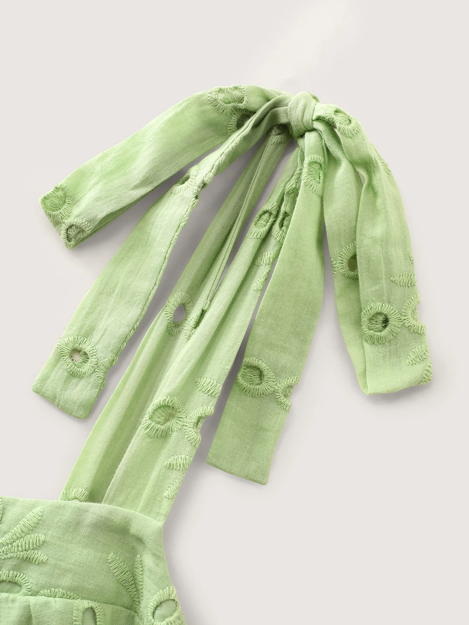 Cut Out Textured Shoulder Ties Midi Dress sold by Bloomchic product image thumbnail 5