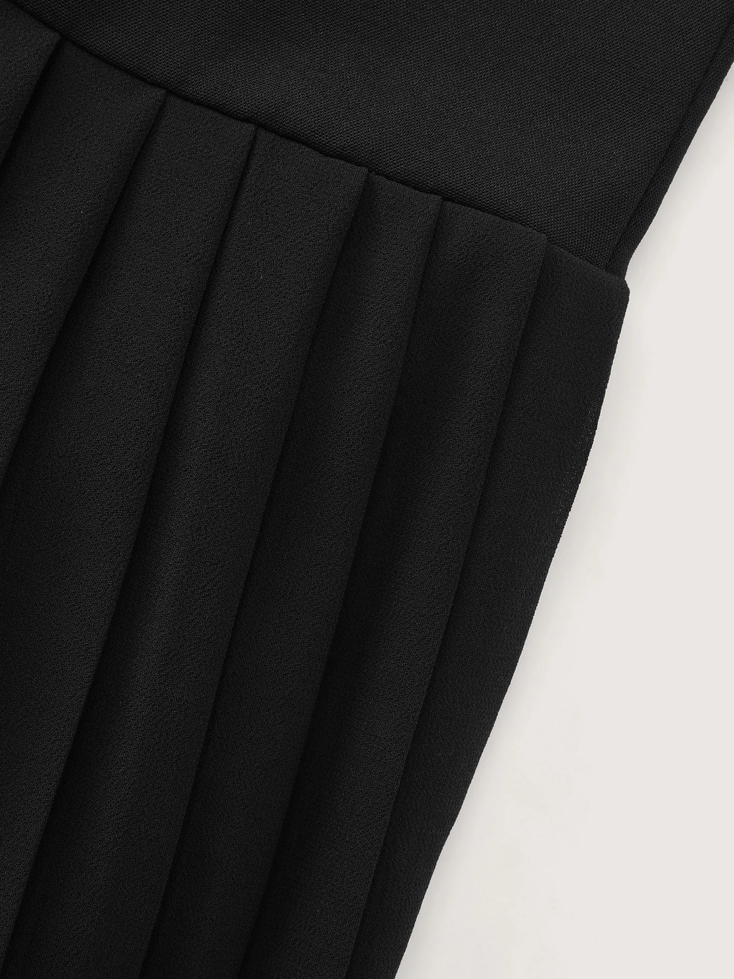 Button Detail Pleated Waist Midi Dress sold by Bloomchic product image thumbnail 5