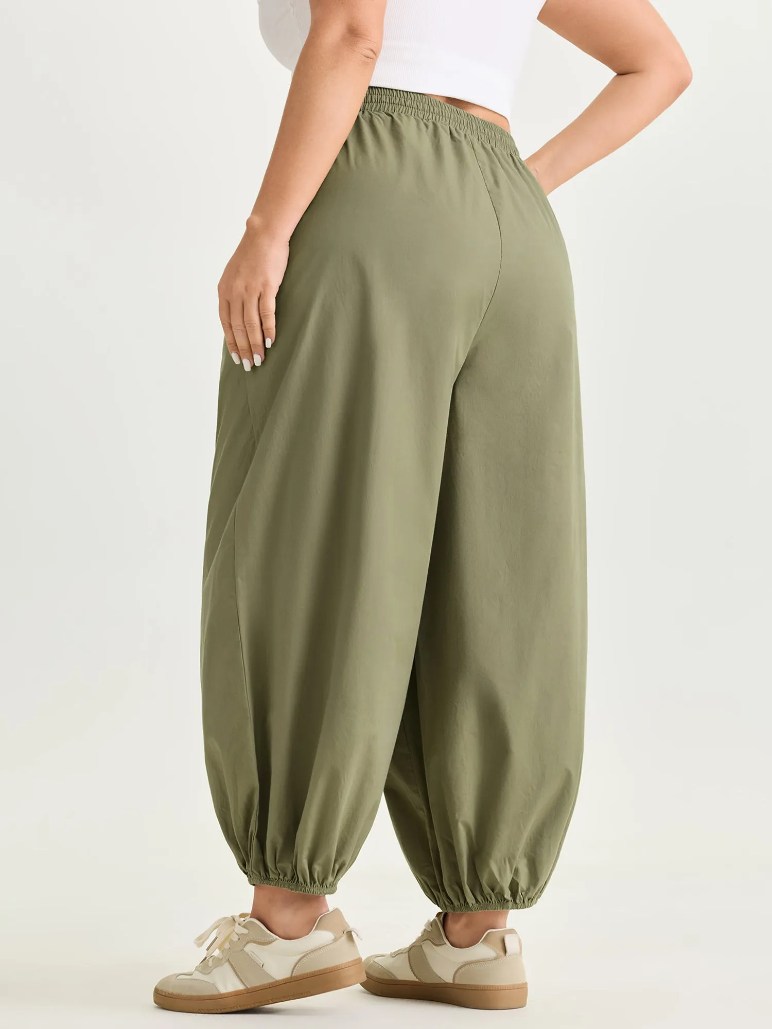 Pure Cotton Drawstring Jogger Pants sold by Bloomchic product image thumbnail 5