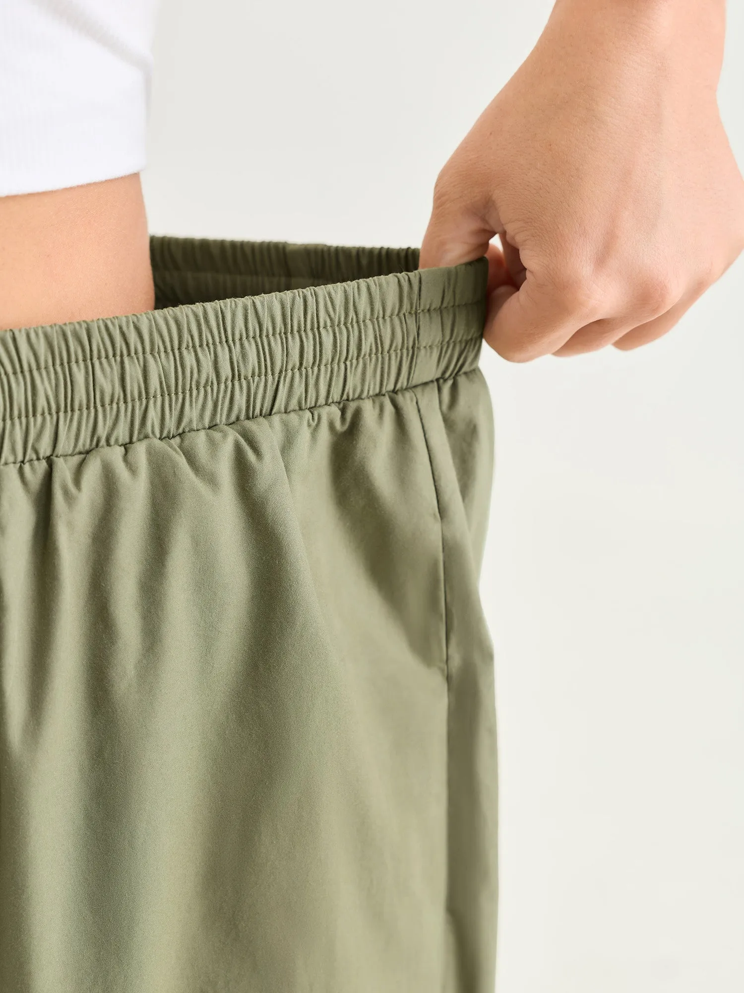 Pure Cotton Drawstring Jogger Pants sold by Bloomchic product image thumbnail 4