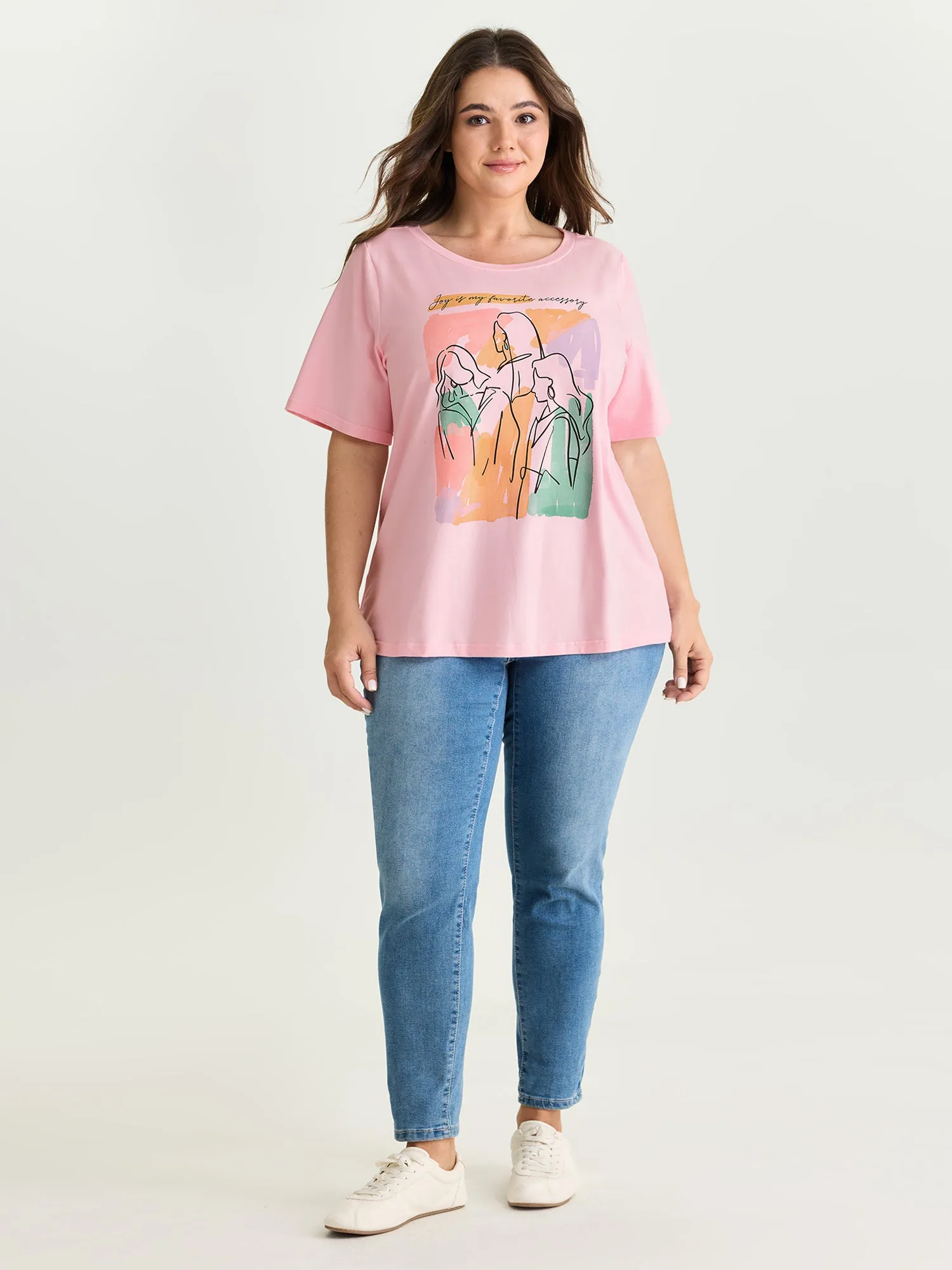 Cotton Joy Print T-Shirt sold by Bloomchic product image thumbnail 3